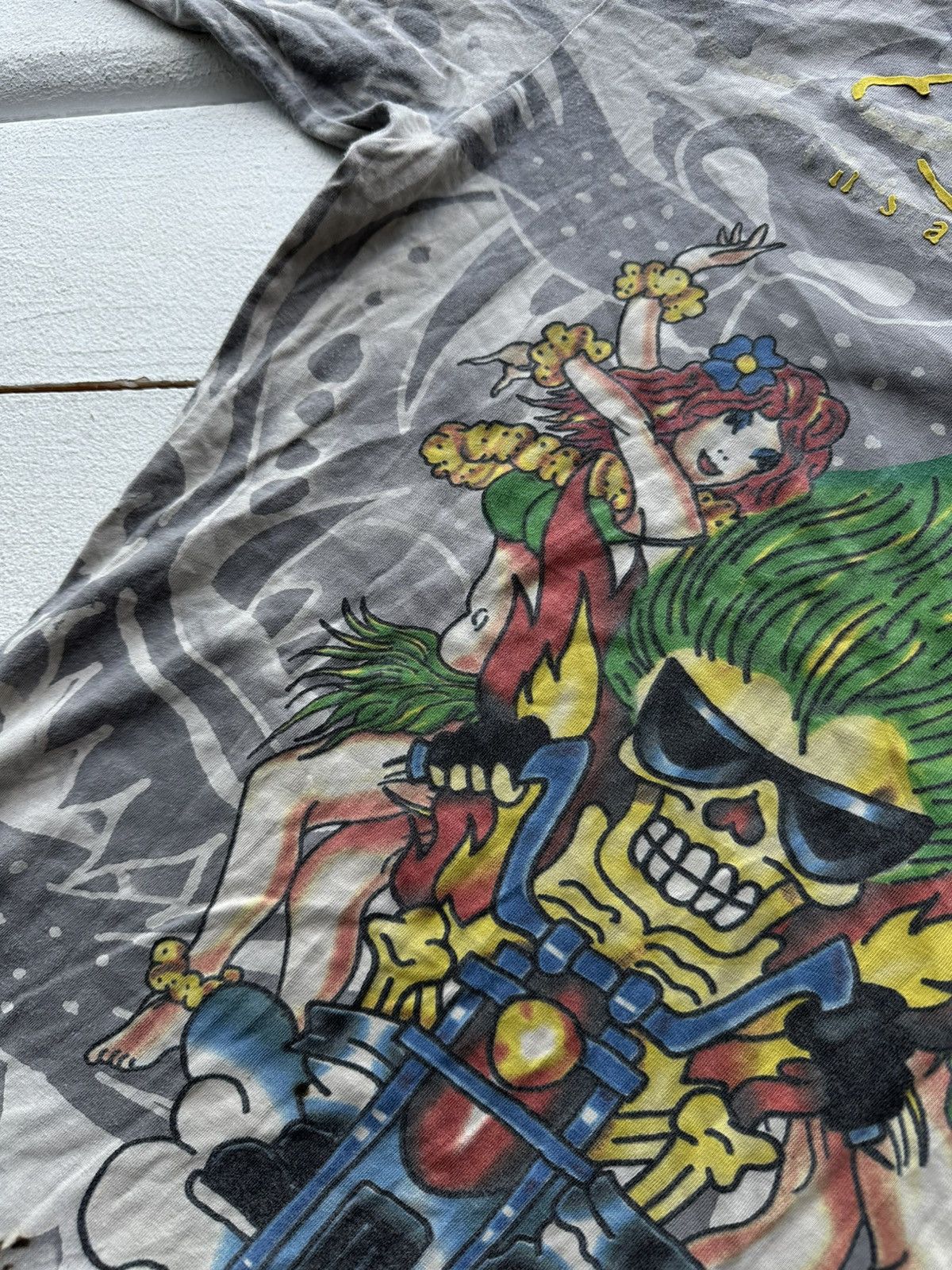 Ed Hardy 🚨ED HARDY OVERPRINT BIG LOGO TIGER CHRISTIAN AUDIGER Size US M / EU 48-50 / 2 - 6 Thumbnail