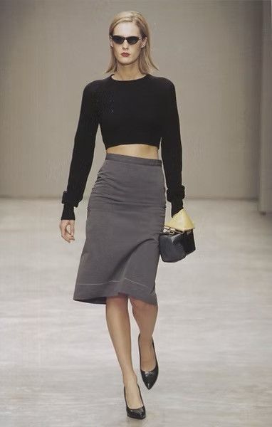 Prada Prada S/S2001 Leather Rectangle Bag in Black/Yellow Size ONE SIZE - 2 Thumbnail