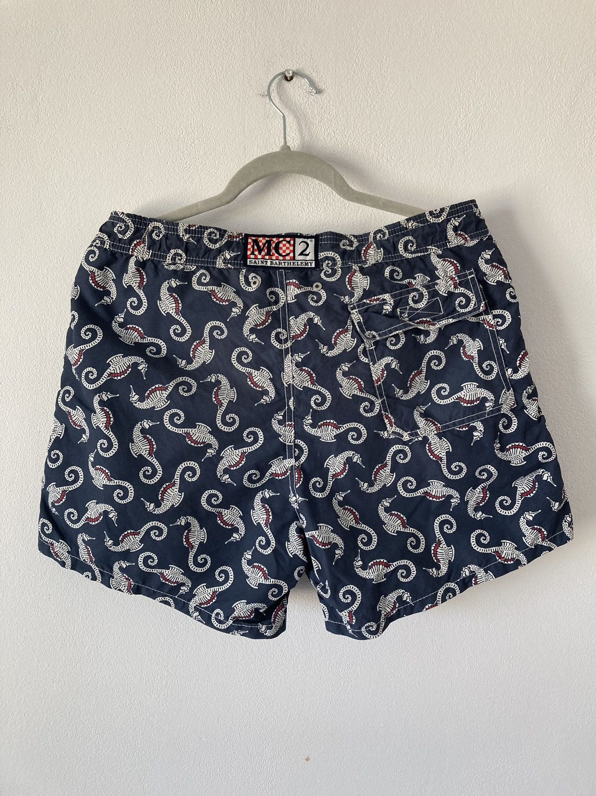 MC2 Saint Barth SEAHORSE SWIMMING SHORTS Size US 30 / EU 46 - 2 Thumbnail