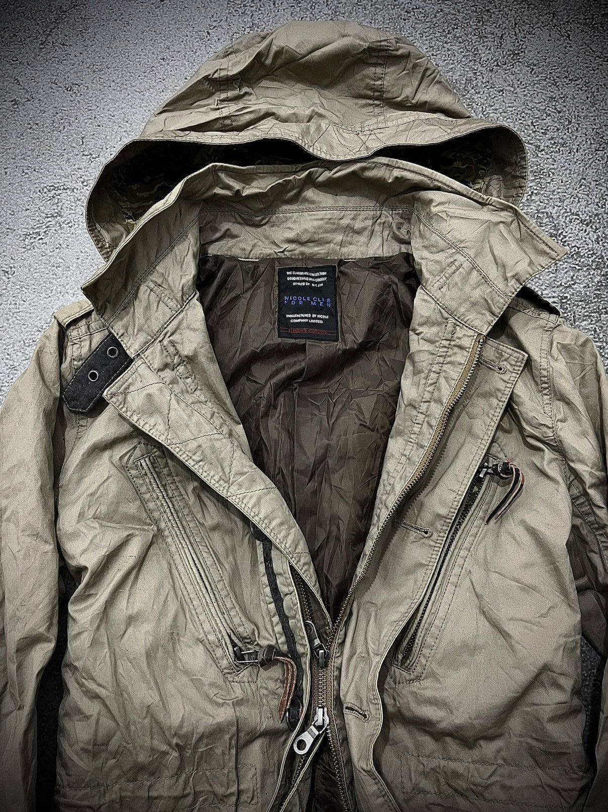 Nicole Club 2000s Nicole Club For Men Parca Jacket Rare Size US L / EU 52-54 / 3 - 4 Thumbnail