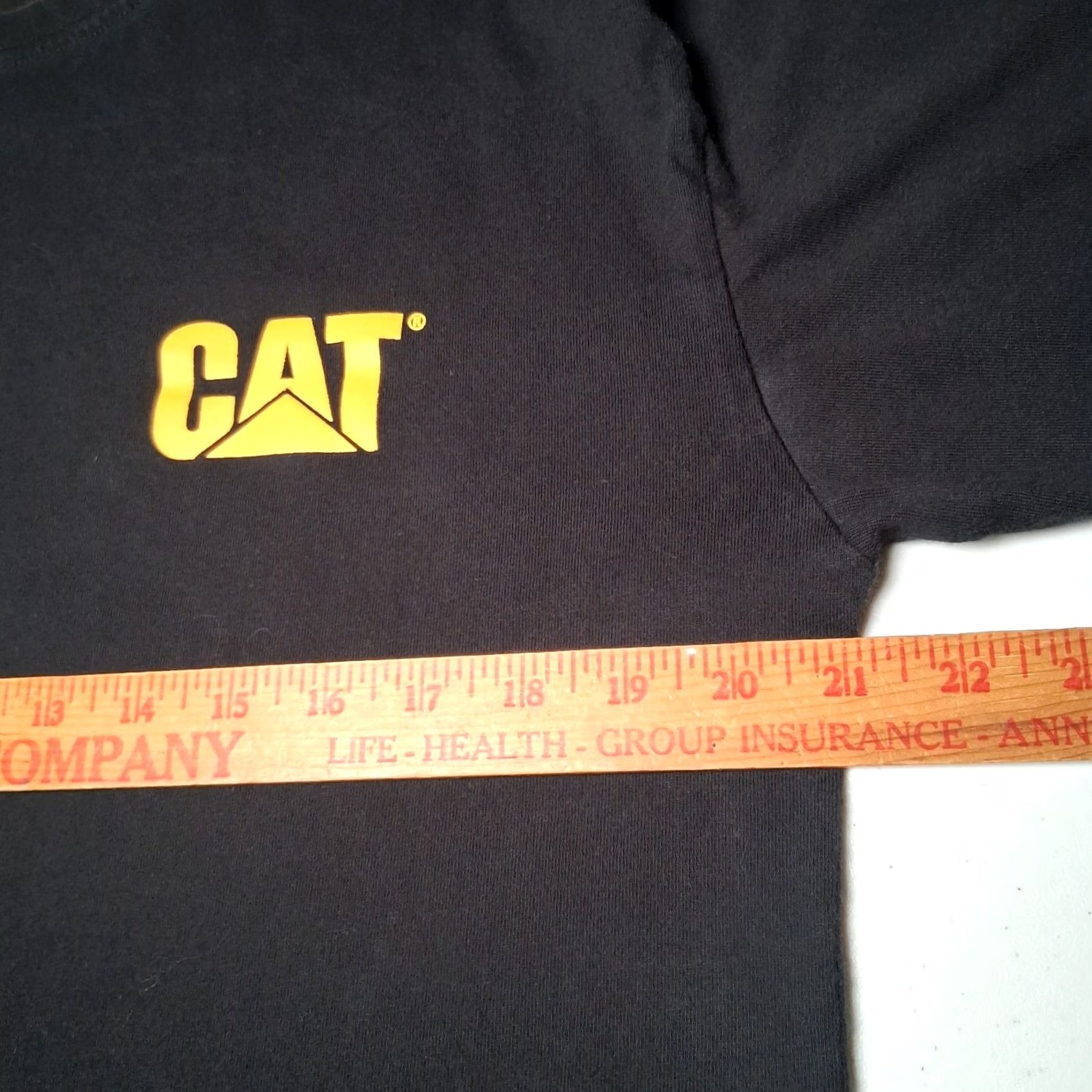 Vintage CAT Shirt T Logo Work Heavy Equipment Long Sleeve M Black Cotton Knit Crew Neck Men Regular Size US M / EU 48-50 / 2 - 4 Thumbnail
