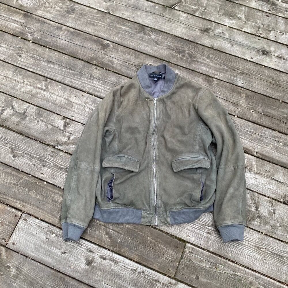 Saks Fifth Avenue Vintage Saks Fifth Avenue Goat Skin Leather Bomber Jacket X Size US XL / EU 56 / 4 - 7 Thumbnail