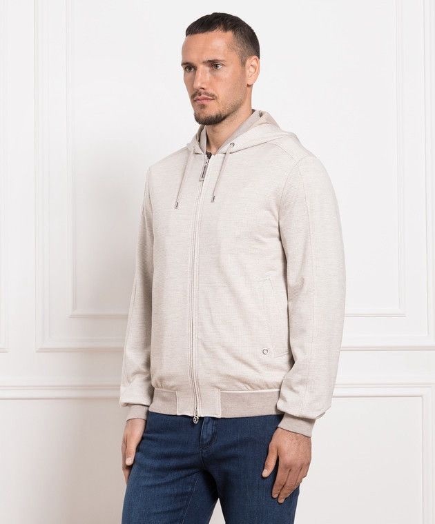 Stefano Ricci RRP~$5990 Stefano Ricci Cashmere Silk Linen Bomber Jacket Size US M / EU 48-50 / 2 - 3 Thumbnail