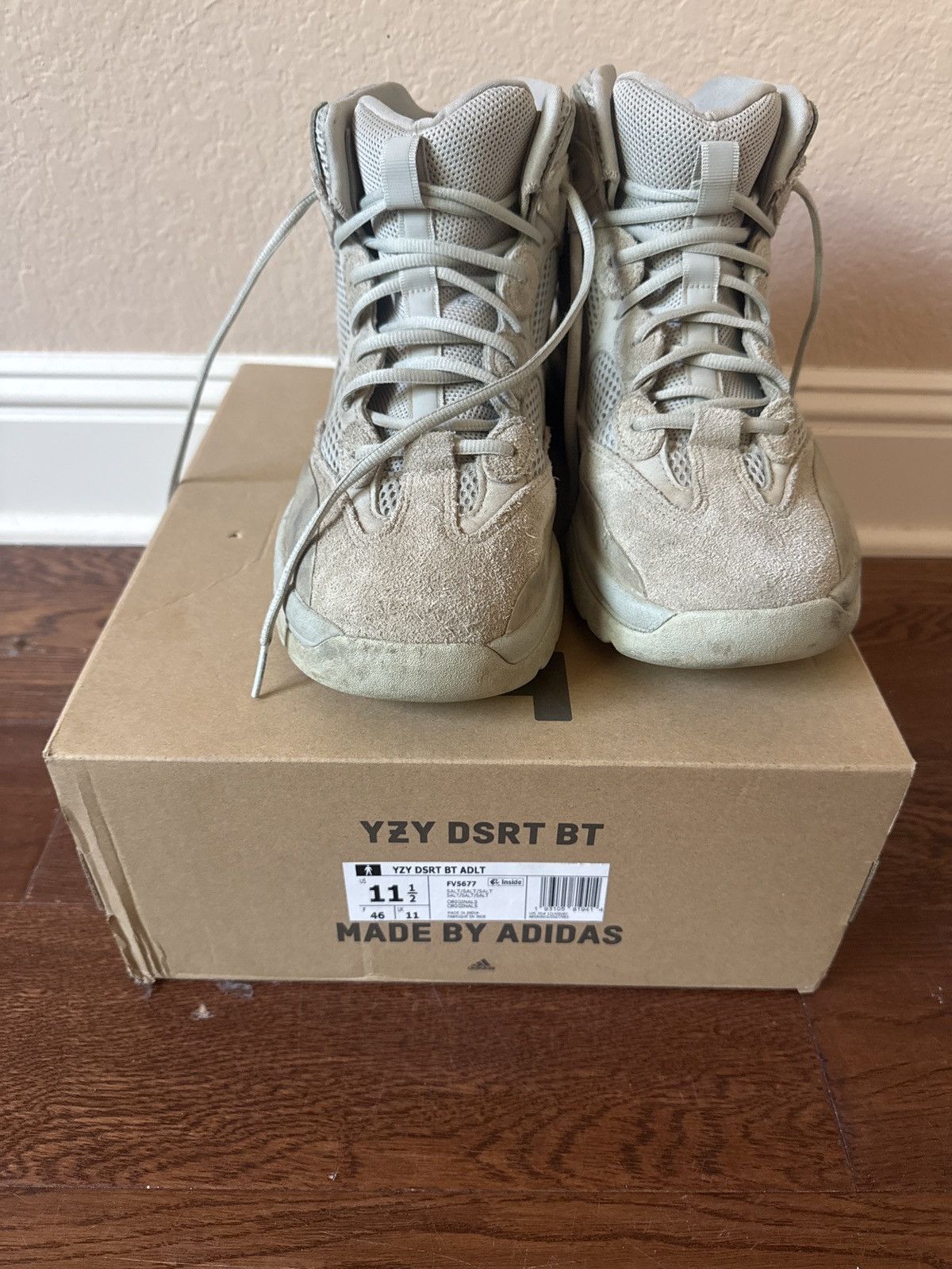 Yeezy Yeezy adidas dsrt boot “salt” Size US 11.5 / EU 44-45 - 2 Thumbnail