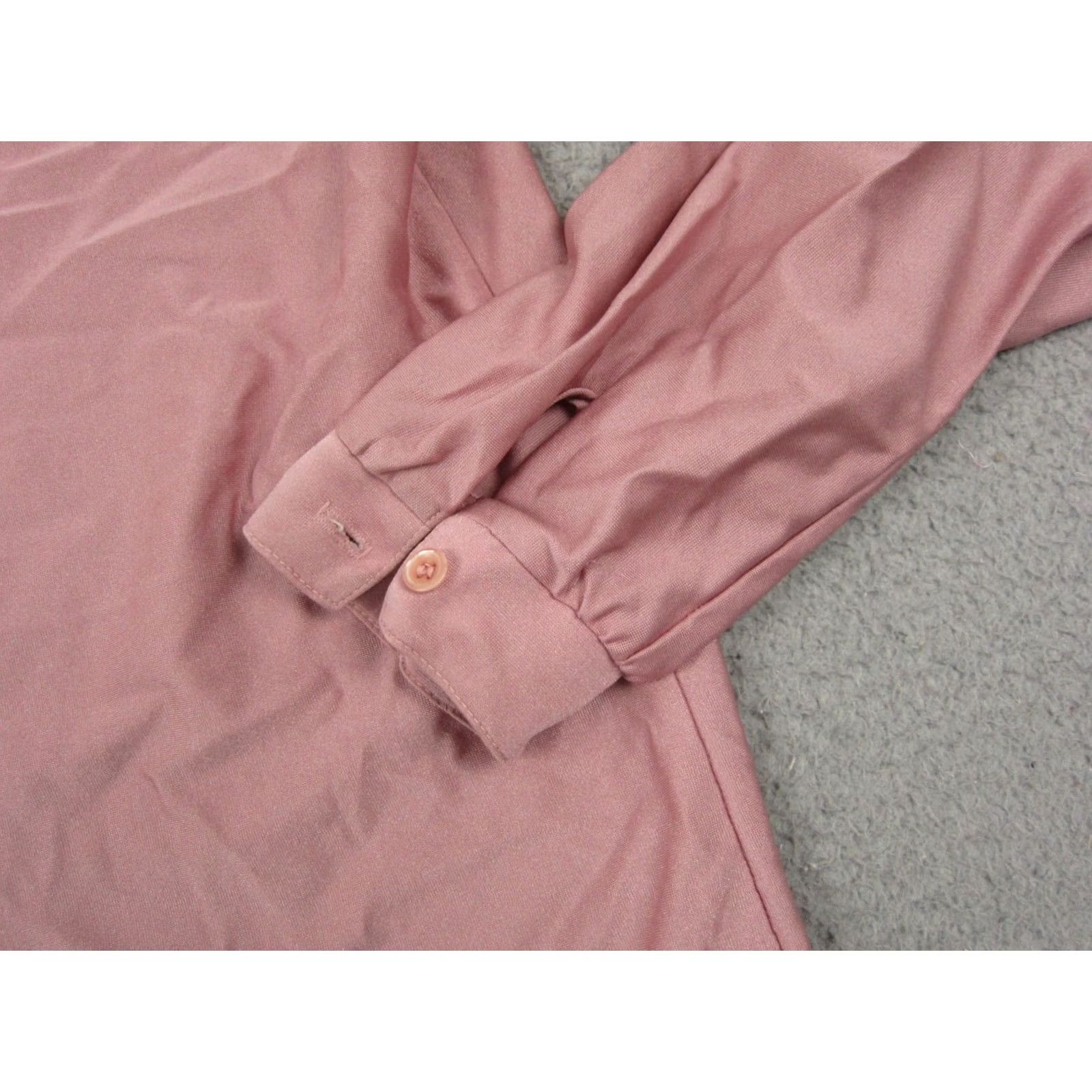 Pinko Alice Stuart Shirt Woven Womens Size M Pink Button Up Casual Basic Style Size M / US 6-8 / IT 42-44 - 7 Thumbnail