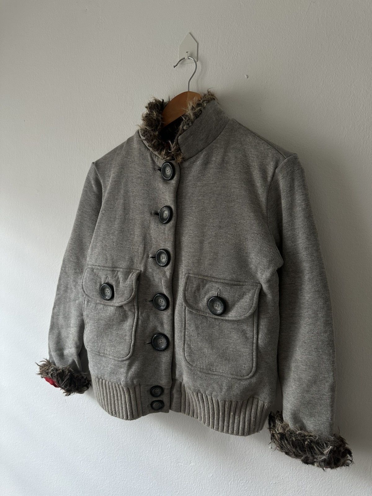 Bape BAPY Fur Trim Button Military Jacket Size M / US 6-8 / IT 42-44 - 2 Thumbnail