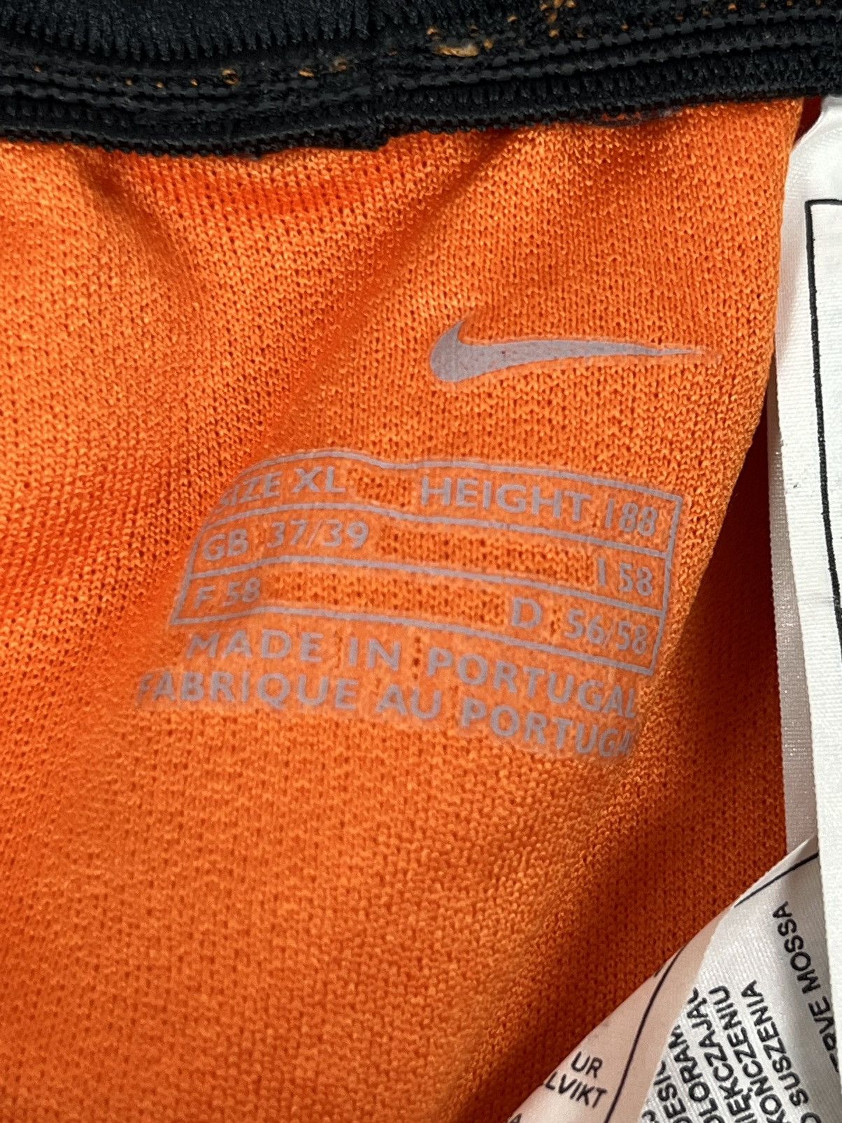 Nike Nike Netherlands Vintage 00s #7 Soccer Player Issue Shorts Size US 36 / EU 52 - 9 Thumbnail