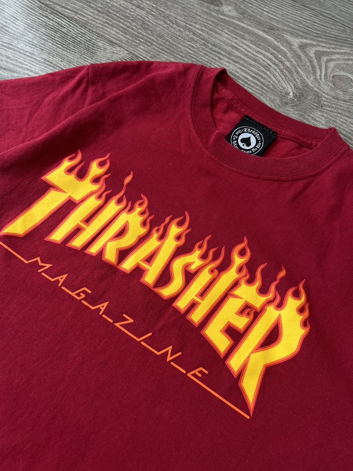Thrasher ‼️VINTAGE THRASHER ORIGINAL FIRE LOGO USA DRIP STYLE TEE‼️ Size US S / EU 44-46 / 1 - 9 Thumbnail