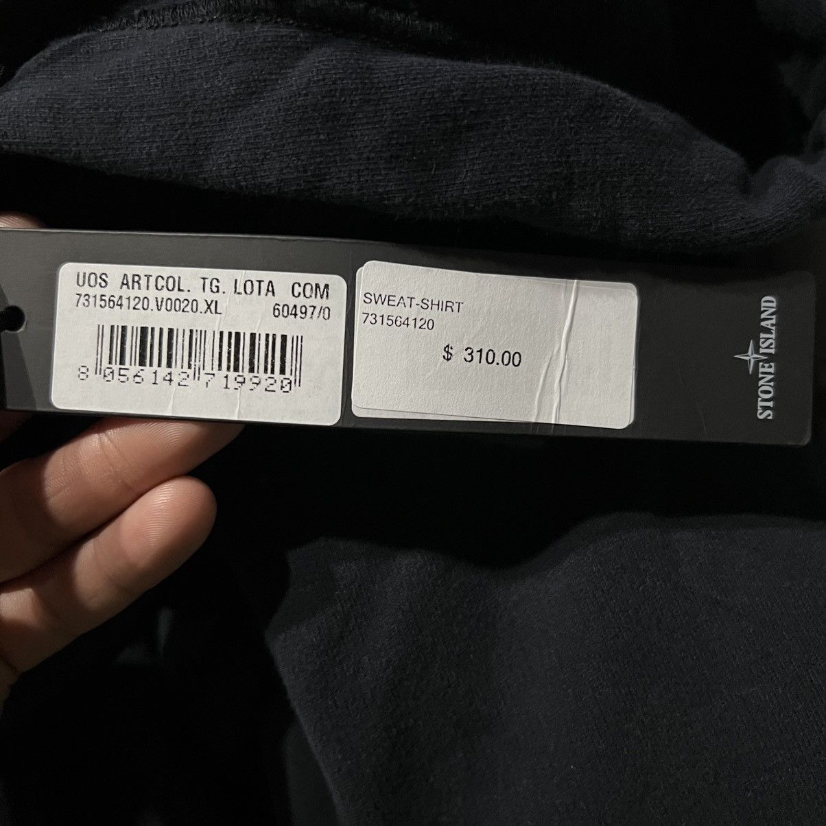 Stone Island Stone Island Garment Dyed Popover Hoodie Navy Size US XL / EU 56 / 4 - 5 Thumbnail