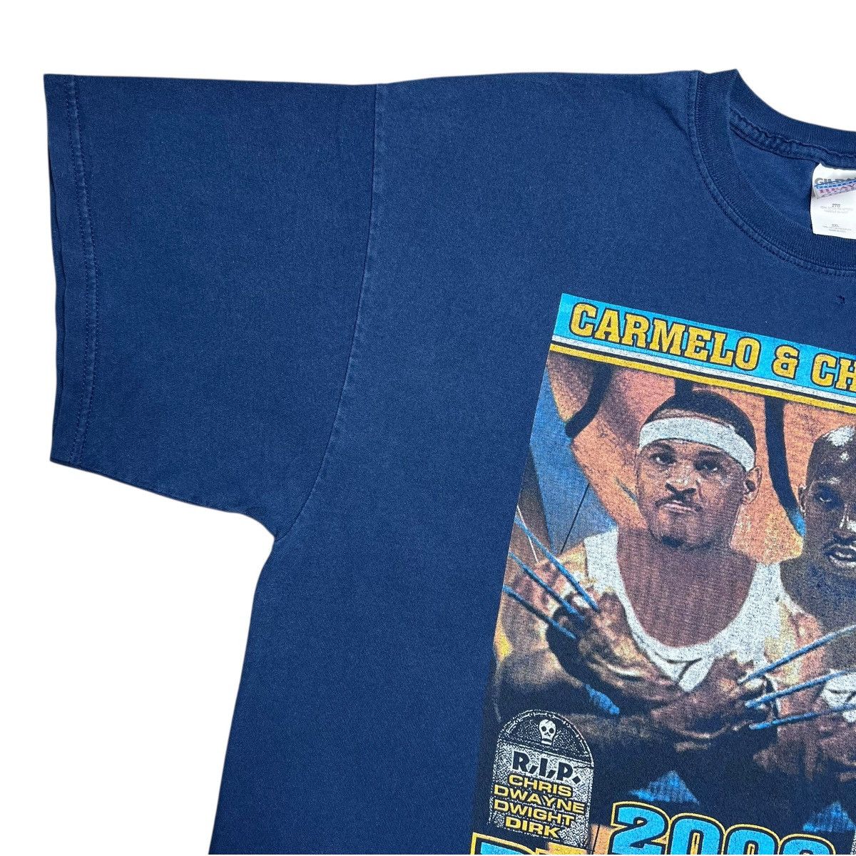 NBA 2009 Denver Nuggets Playoffs Carmelo Chauncey Wolverine Tee Size US XXL / EU 58 / 5 - 8 Thumbnail