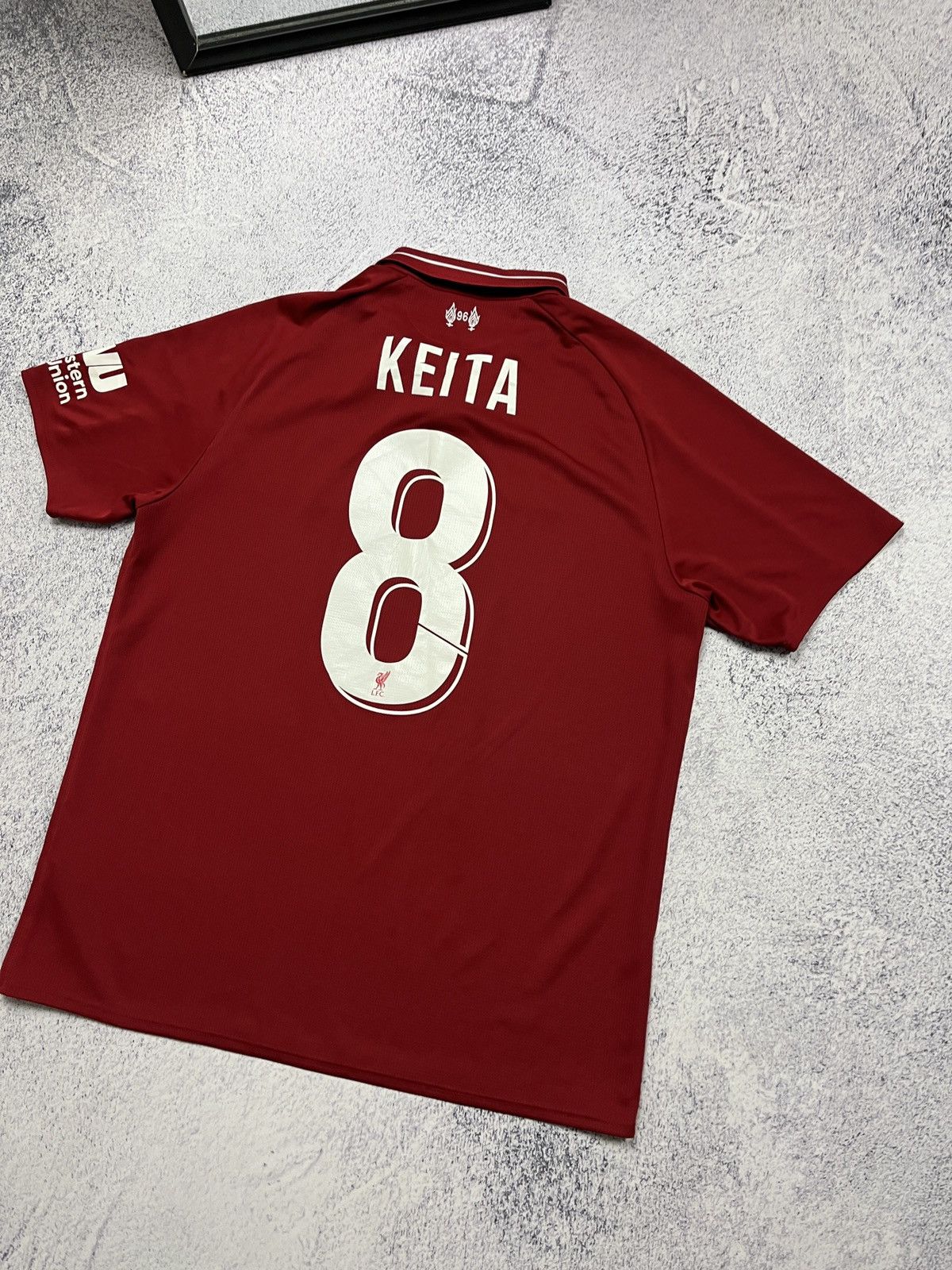 New Balance Liverpool 2018-2019 Home Soccer Jersey Football Kit #8 Keita Size US M / EU 48-50 / 2 - 14 Thumbnail