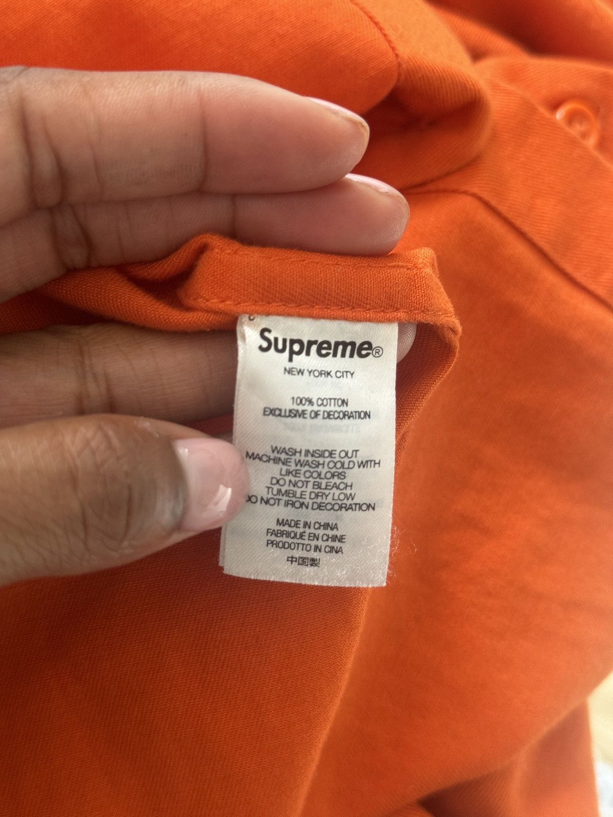 Supreme Supreme Mary Work Shirt Size US S / EU 44-46 / 1 - 6 Thumbnail