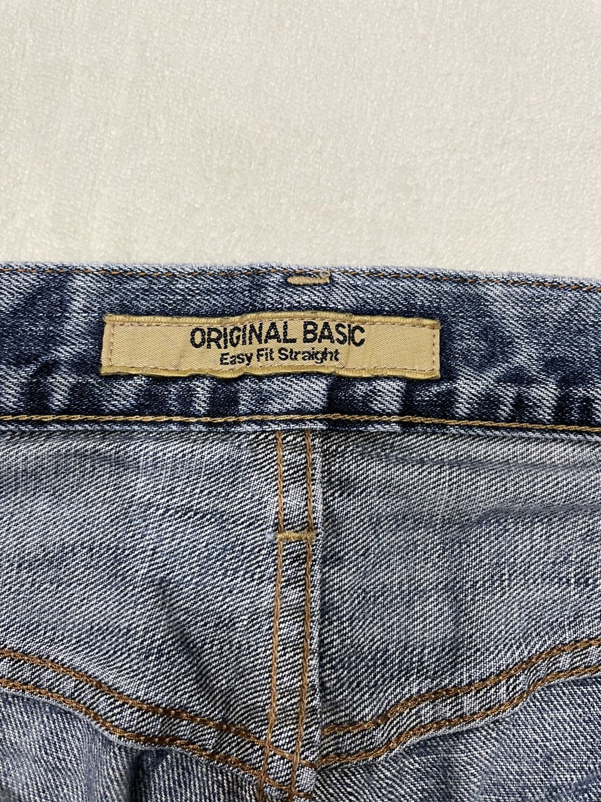 Uniqlo Vintage Uniqlo Straight Cut Distress Ripped Faded Denim Jean Size US 32 / EU 48 - 8 Thumbnail