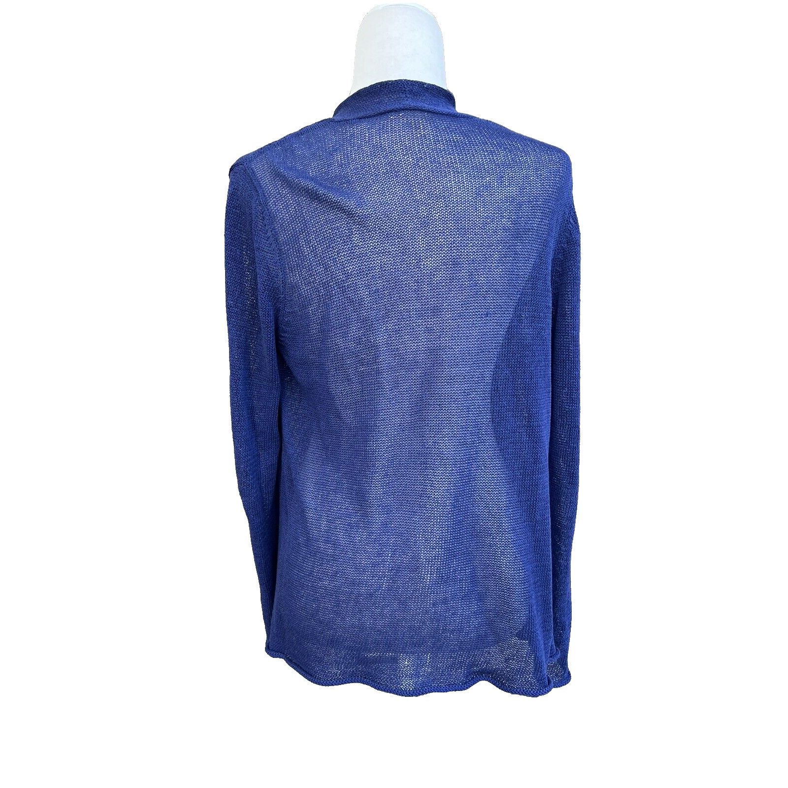 Eileen Fisher Eileen Fisher blue cardigan organic cotton size M A000241 Size M / US 6-8 / IT 42-44 - 5 Thumbnail