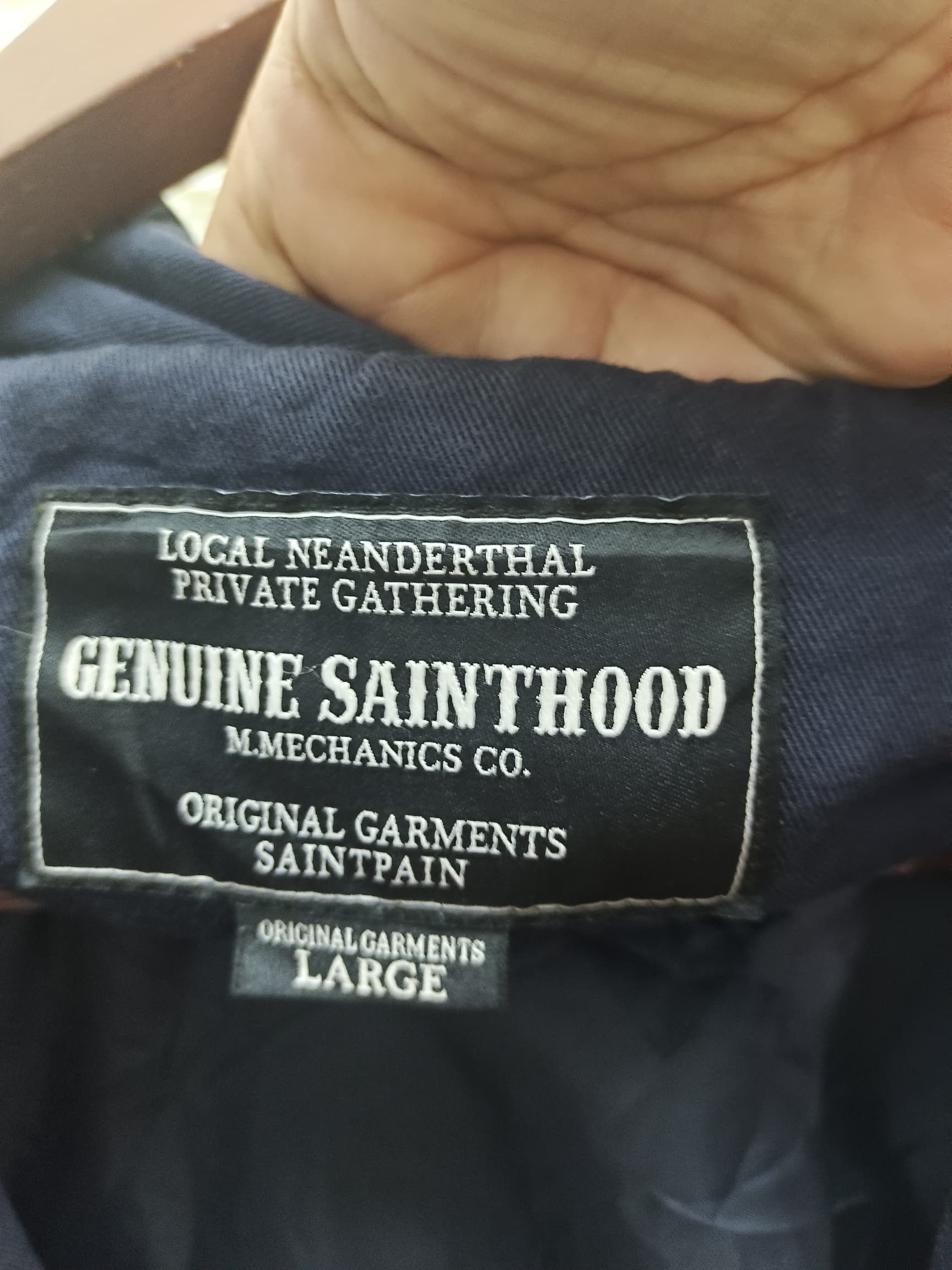 Vintage Genuine Sainthood saintpain faith calif. worker jacket Size US L / EU 52-54 / 3 - 3 Thumbnail