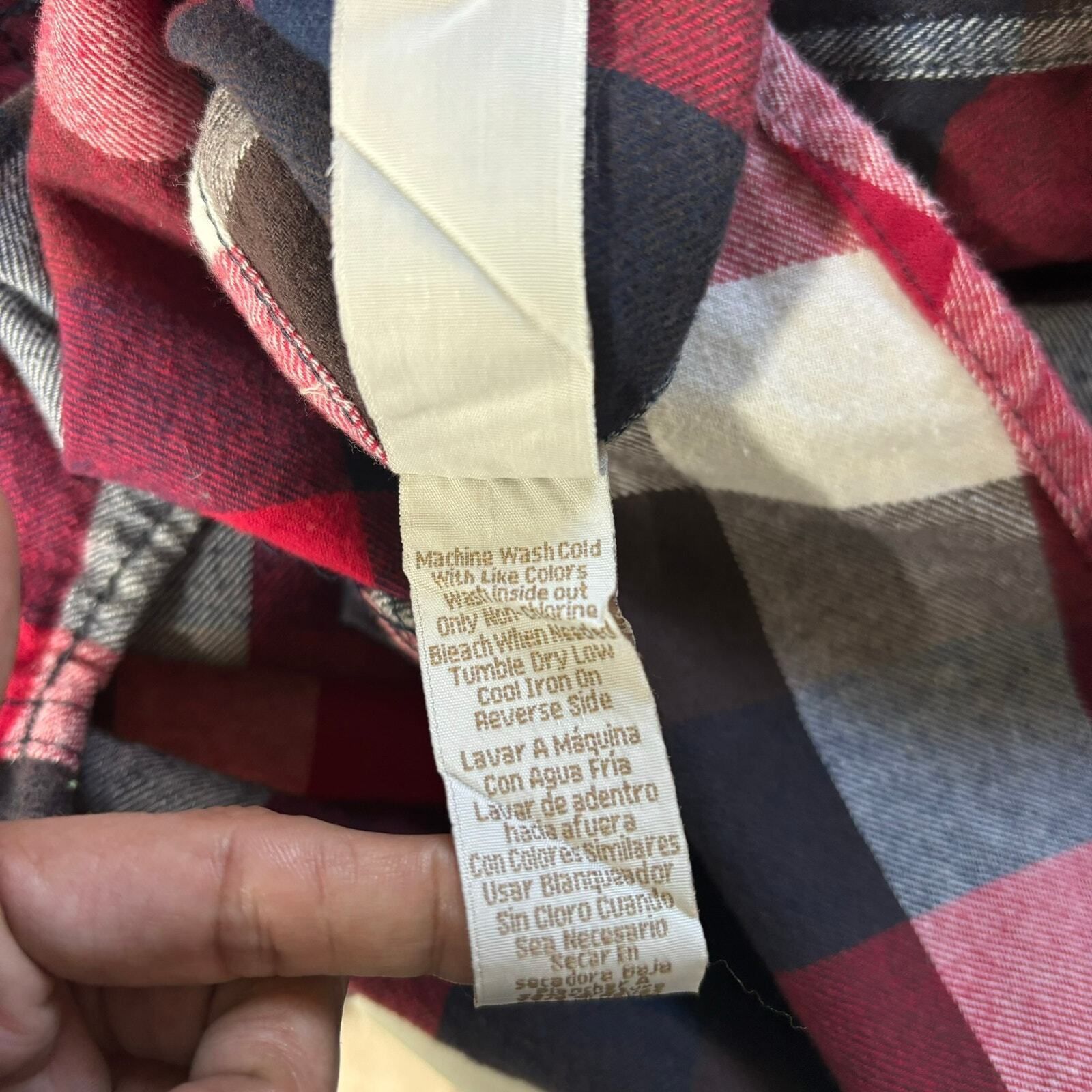 Other Buffalo Plaid Mens Flannel Hoodie Jacket Red Black Size Medi Size US M / EU 48-50 / 2 - 8 Thumbnail