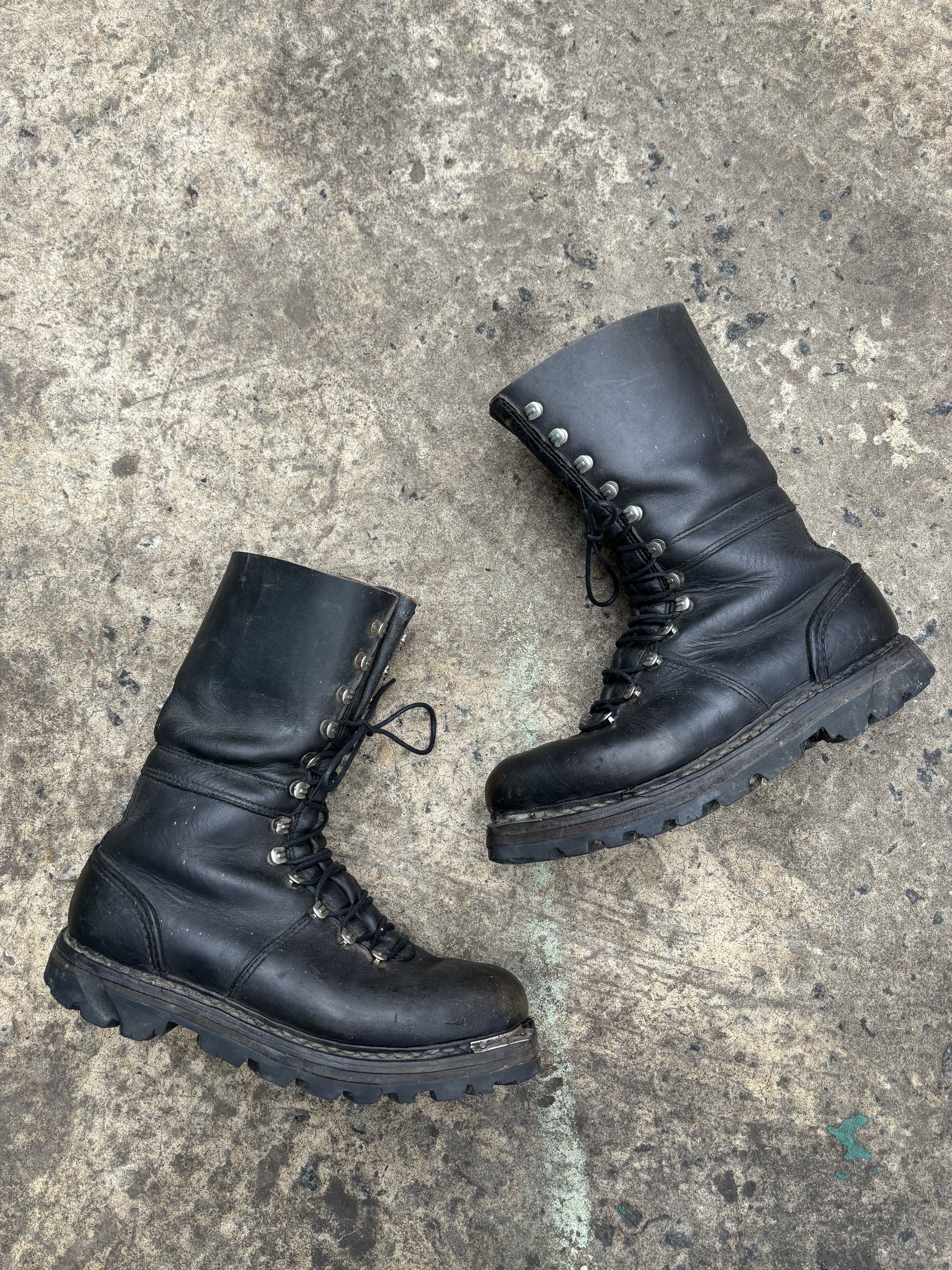 Vintage Vintage 80s Military Paratroopers High Leather Combat Boots Size US 8 / EU 41 - 8 Thumbnail
