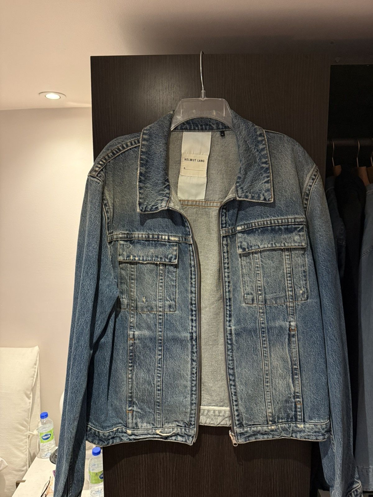 Helmut Lang Helmet Lang Denim Jacket Size US XL / EU 56 / 4 - 1 Thumbnail