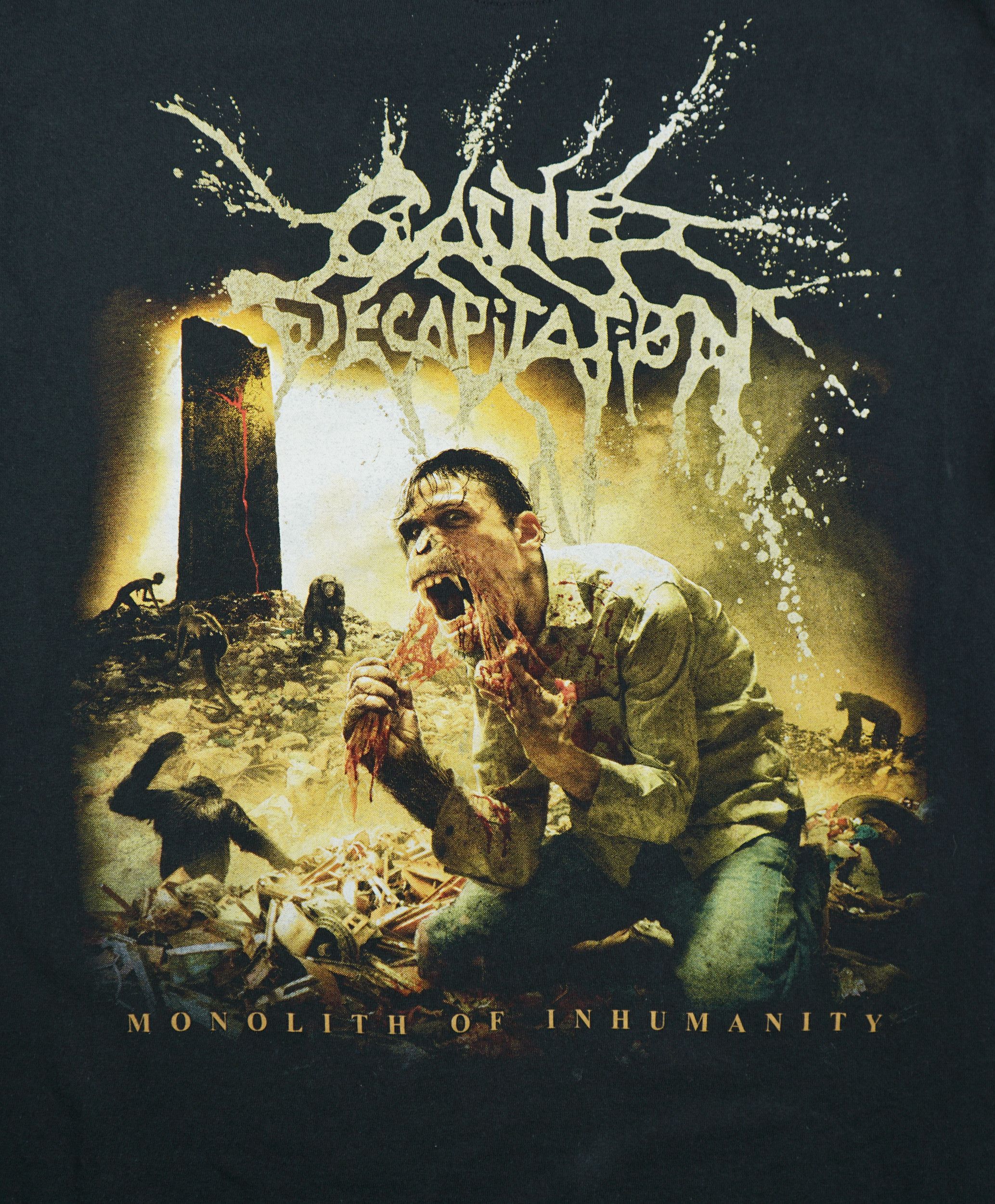 Band Tees × Vintage Vintage Cattle Decapitation Monolith Of Inhumanity T Shirt Size US S / EU 44-46 / 1 - 2 Thumbnail