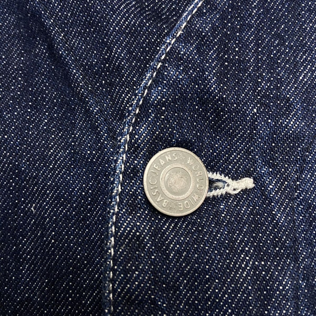 Danton Danton Denim Collarles Jacket Size US M / EU 48-50 / 2 - 8 Thumbnail