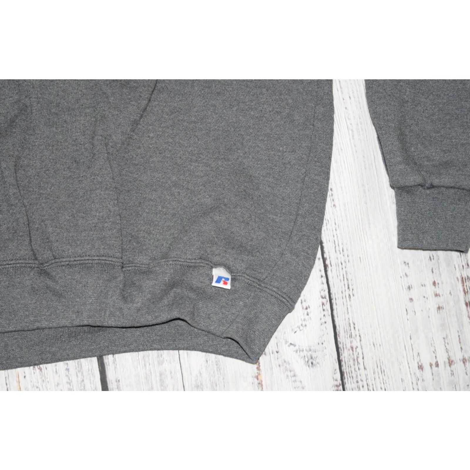 Russell Athletic VINTAGE Russell Athletic Hoodie Gray 3XL Adult 3XL Gray 50/50 Sweatshirt Crewneck Pullover Winter Streetwear Grunge 80s 90s Mens Size US XXL / EU 58 / 5 - 3 Thumbnail