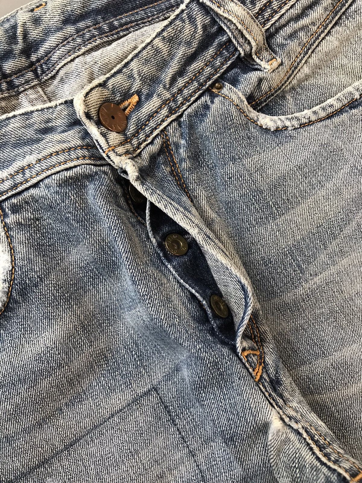 Diesel × Vintage Vintage diesel industry distressed zipper pocket denim Size US 34 / EU 50 - 6 Thumbnail