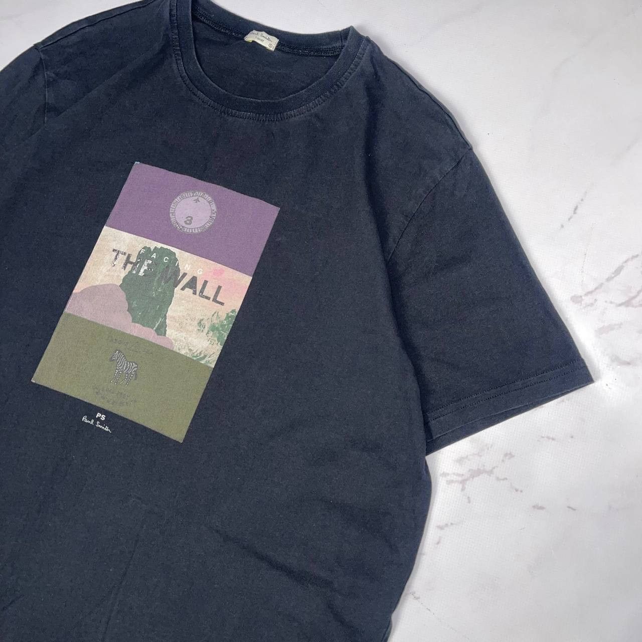 Paul Smith Paul Smith Zebra Print Organic Cotton T-Shirt Tee Black Size US L / EU 52-54 / 3 - 4 Thumbnail