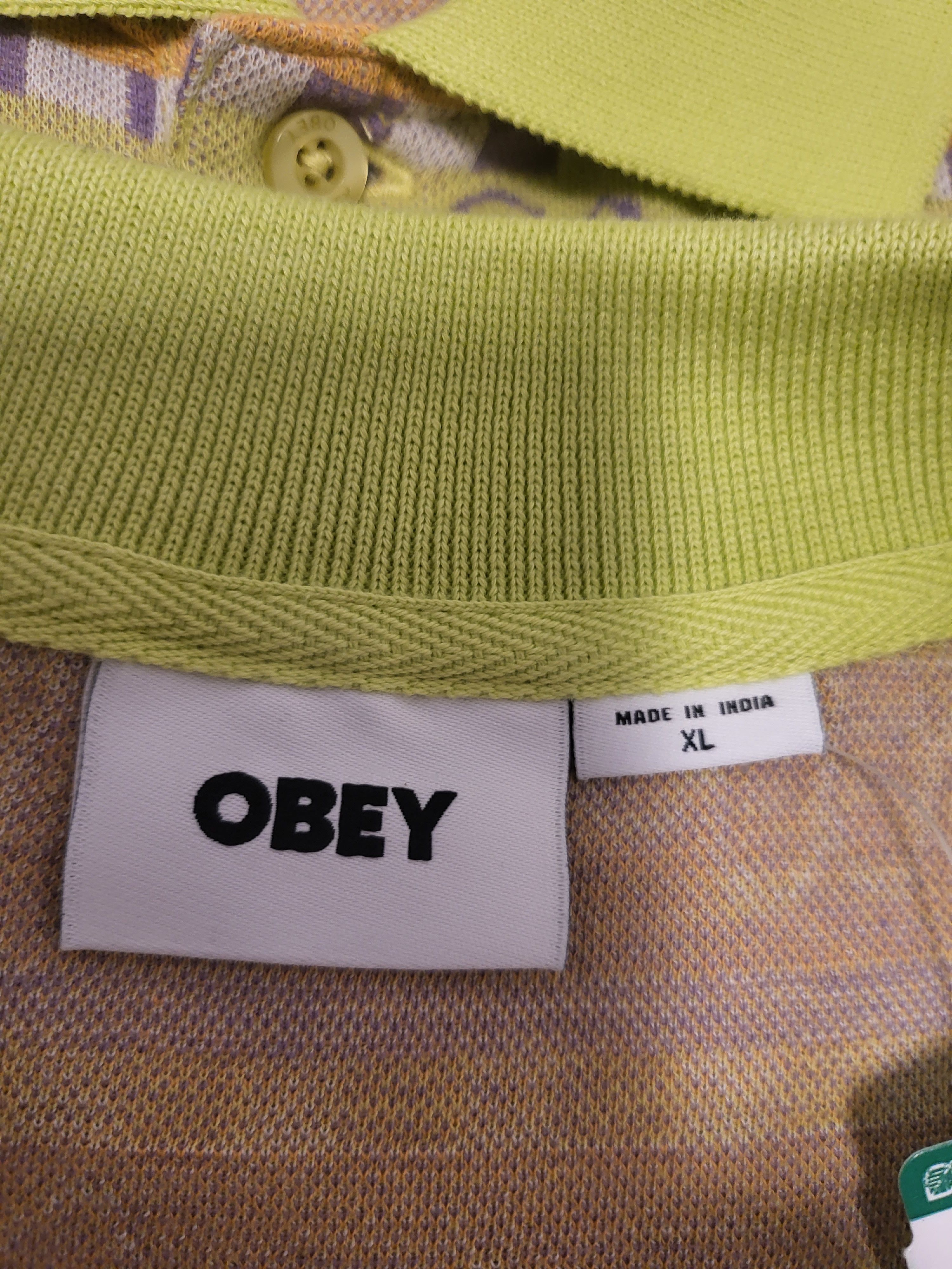 Obey Expand Jacquard Polo Size US XL / EU 56 / 4 - 5 Thumbnail