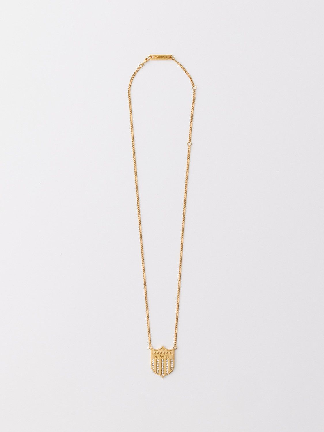 Ambush Design AMBUSH varsity shield necklace gold plated Made in Japan Size ONE SIZE - 2 Thumbnail