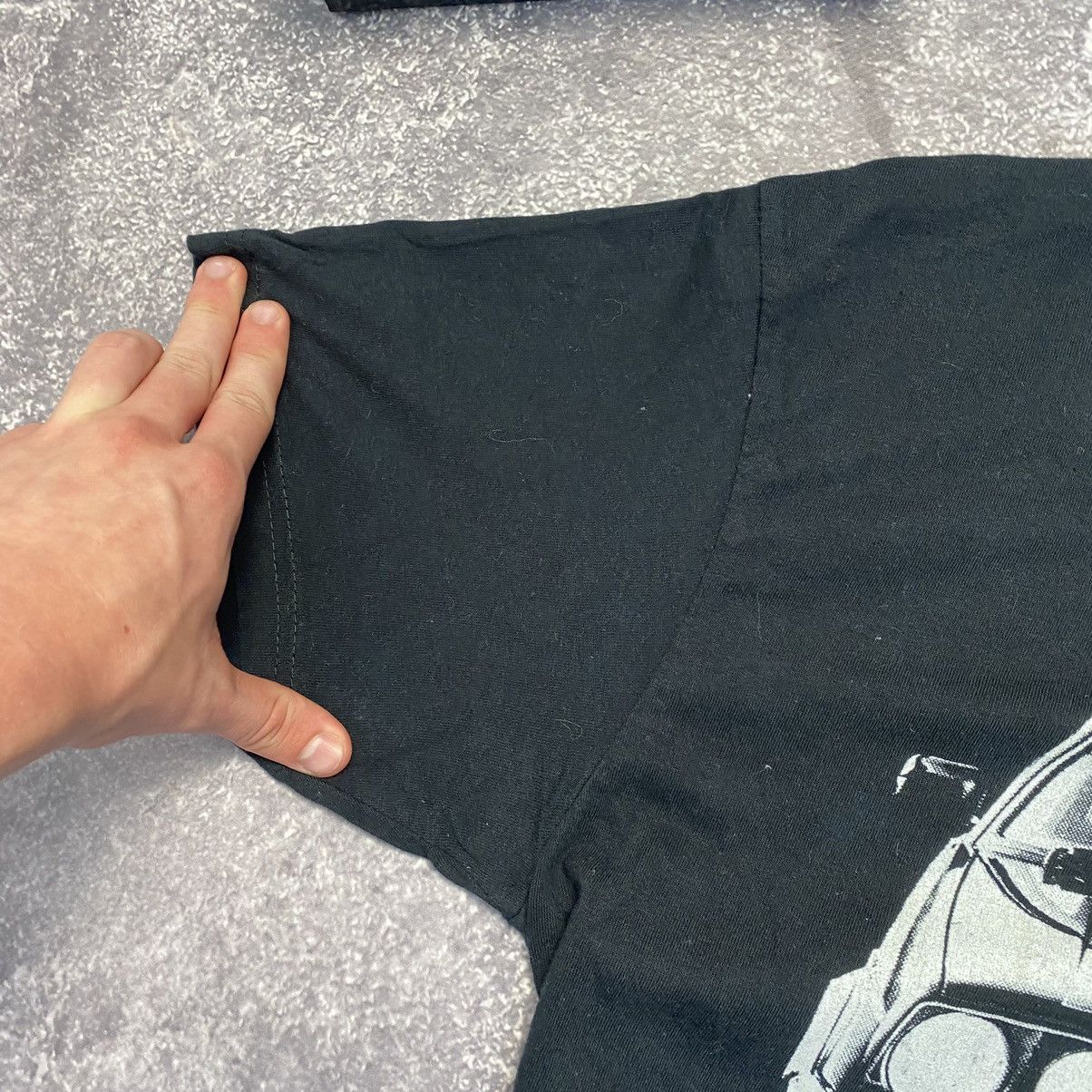 Vintage Vintage Volkswagen Big Graphic Logo Black racing tee Size US L / EU 52-54 / 3 - 6 Thumbnail