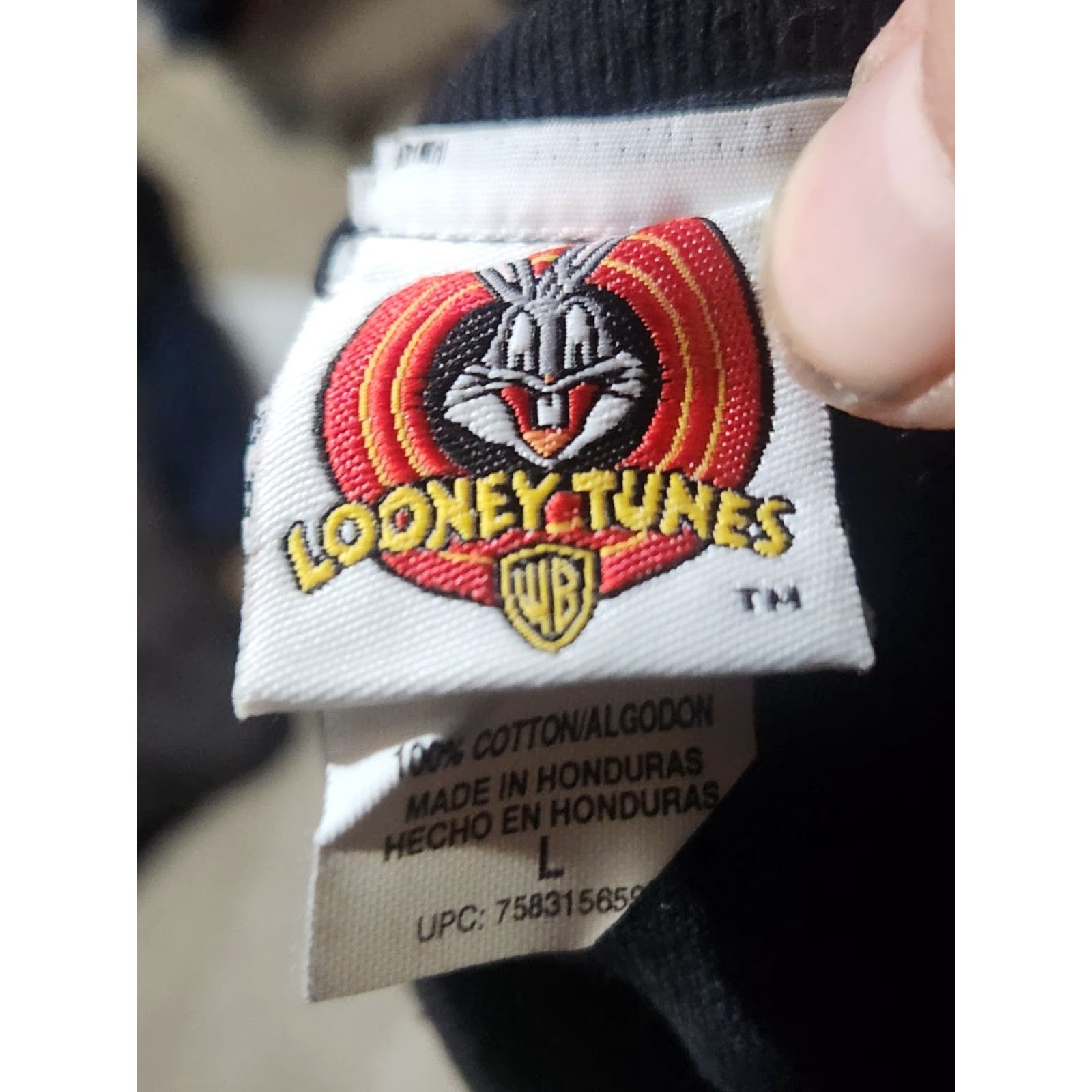 Alife VINTAGE Looney Tunes Taz Shirt Hard Rider For Life Size Large Black Mens L Size US L / EU 52-54 / 3 - 3 Thumbnail