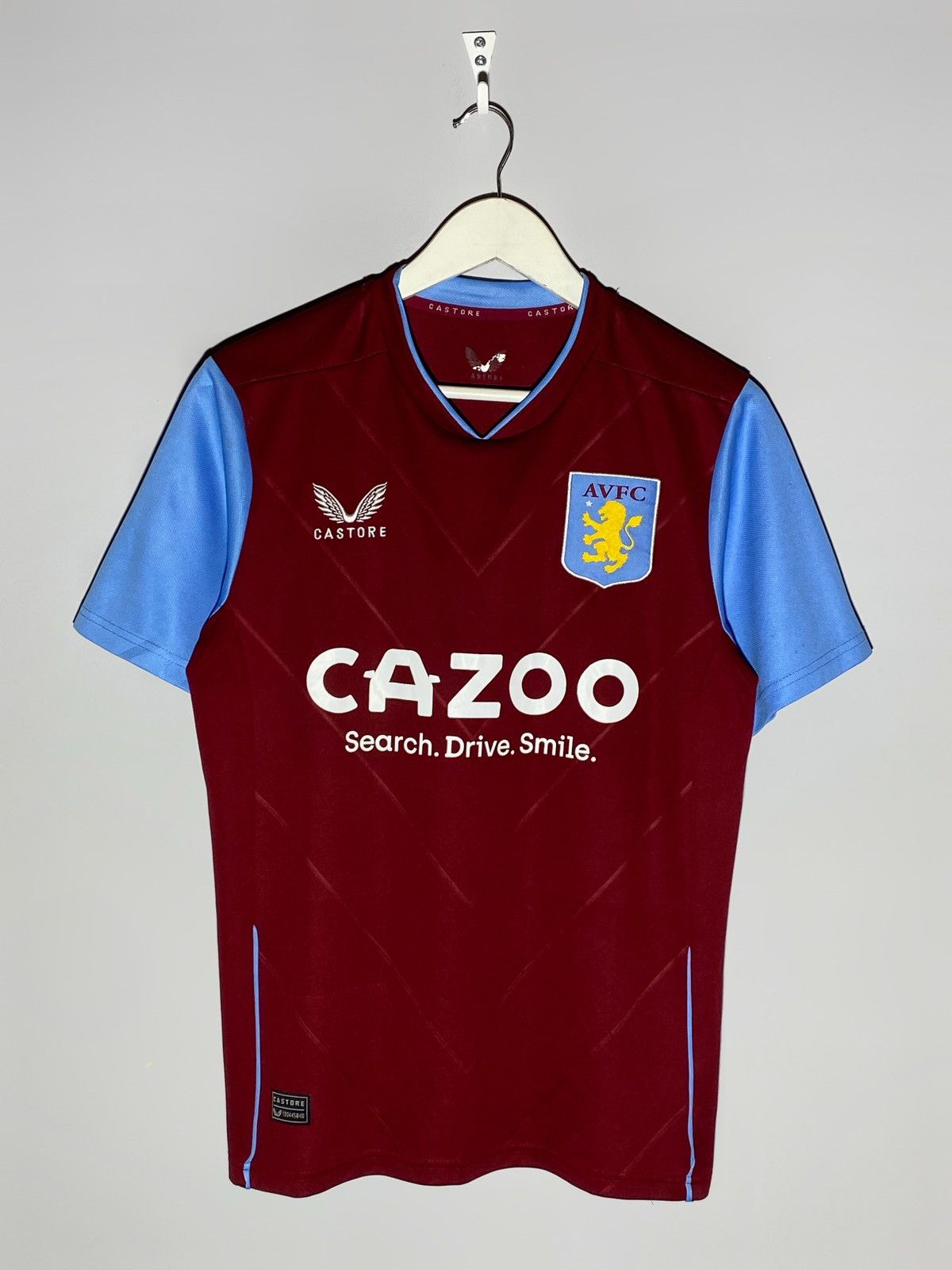 Other #2 Cash Aston Villa 2022/23 Home Football Shirt Size US S / EU 44-46 / 1 - 2 Thumbnail