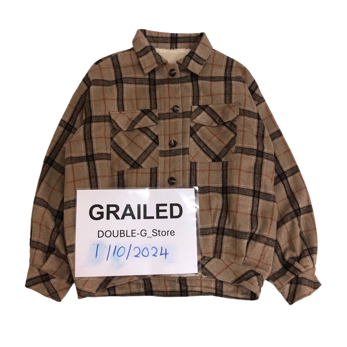 Flannel 📌Vintage Flannel Jacket Tartan Private Pause Issey Miyake Size US L / EU 52-54 / 3 - 1 Thumbnail