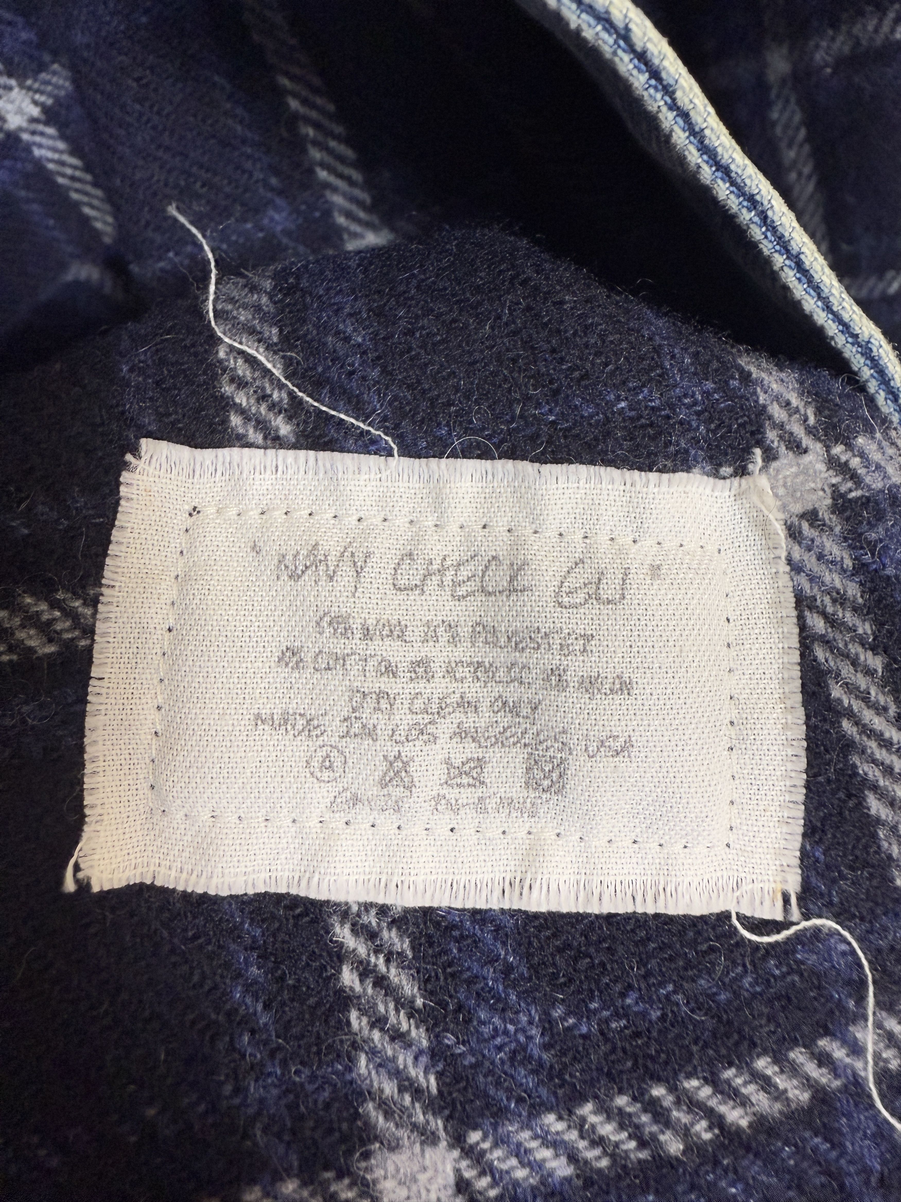 Greg Lauren Greg Lauren Navy Check GL 1 Kimono Size US L / EU 52-54 / 3 - 8 Thumbnail
