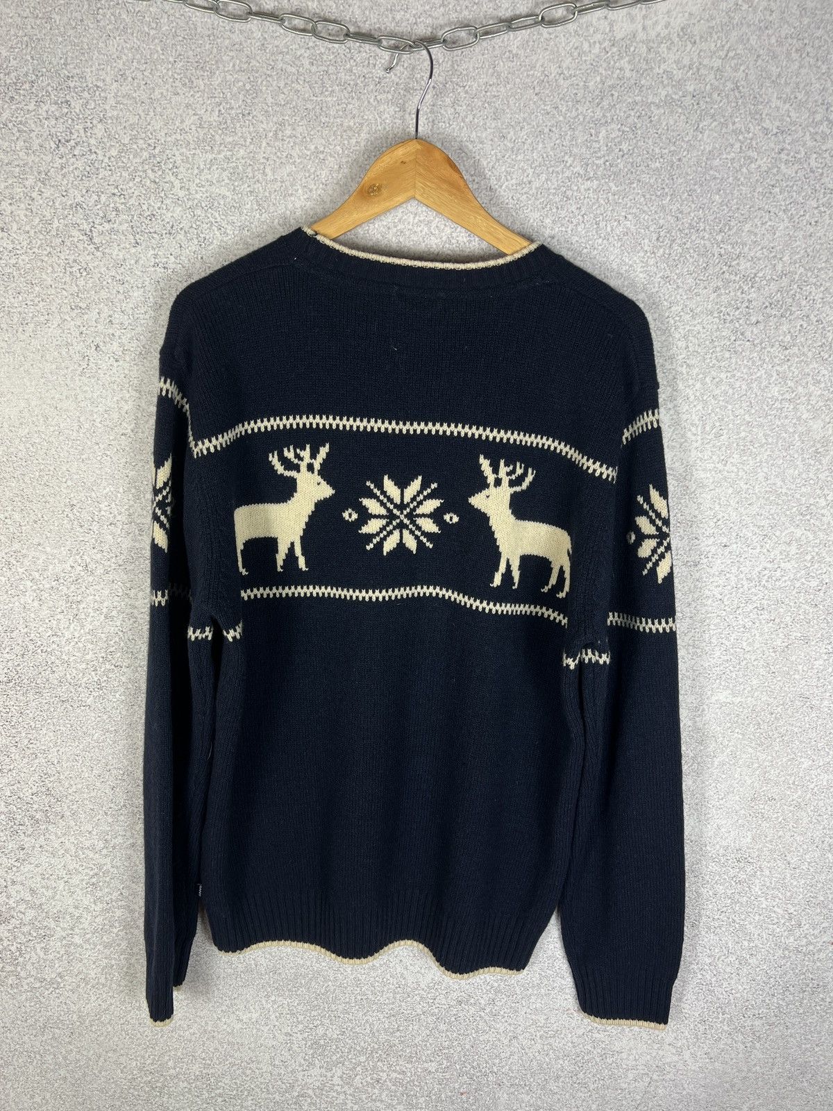 Gant Vintage Gant Animals Pattern Lambswool Knitted Sweater Size US L / EU 52-54 / 3 - 5 Thumbnail