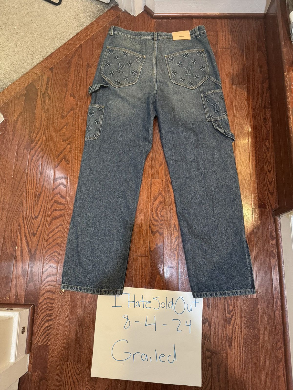 Louis Vuitton Louis Vuitton Carpenter Denim Jeans Size US 34 / EU 50 - 2 Thumbnail