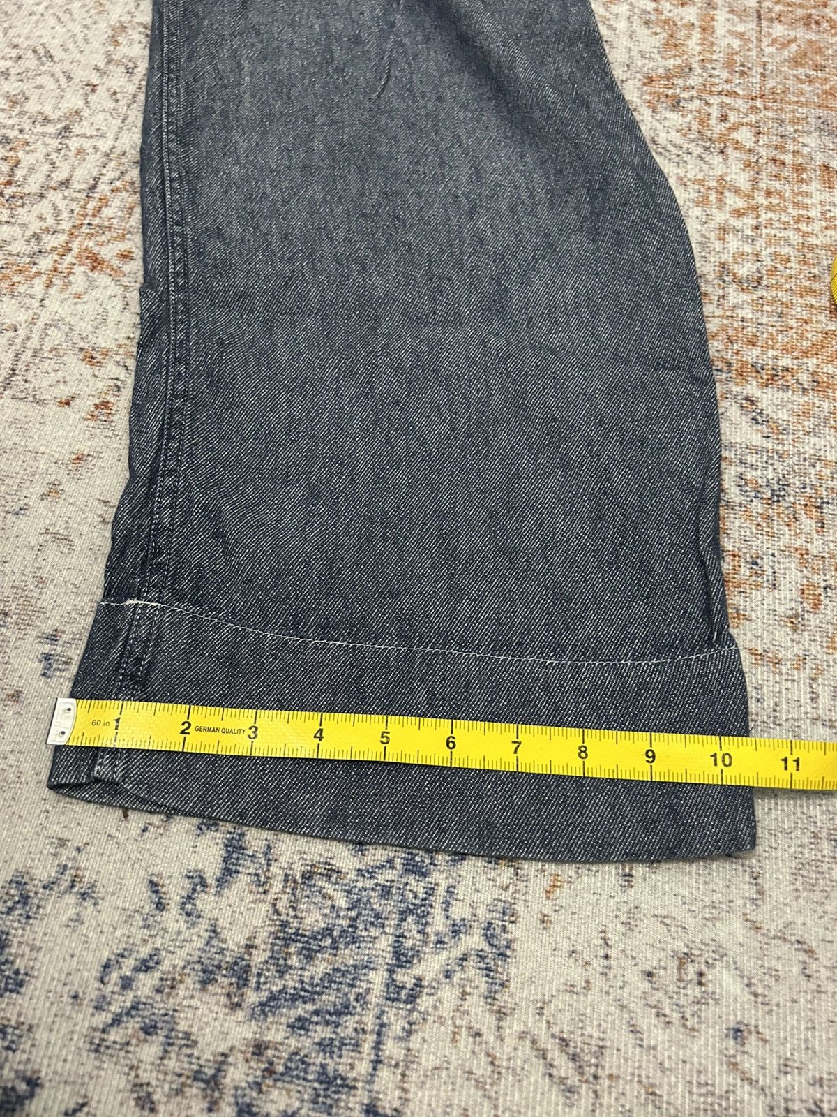Japanese Brand × Yohji Yamamoto Coen Japan Baggy Jeans Left Side Zipper yohji style Size US 29 - 17 Thumbnail