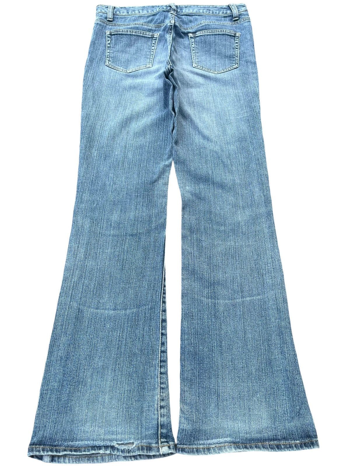 Japanese Brand Vintage Japanese Brand Mid Rise Blue Washed Sick Flare Jeans Size US 30 / EU 46 - 2 Thumbnail