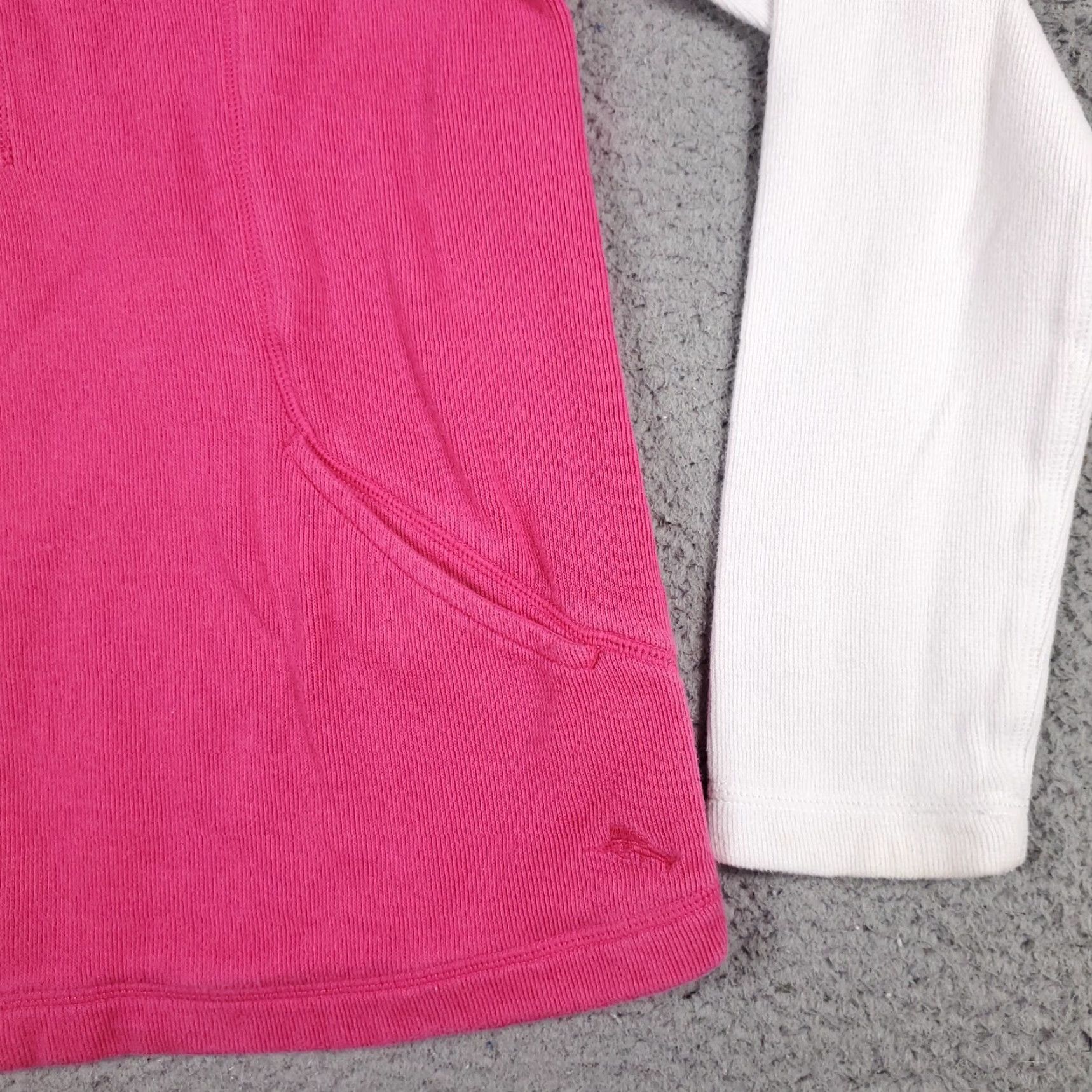 Tommy Bahama Tommy Bahama Sweater Womens XS Pink 1/4 Zip Pullover Cotton Blend Long Sleeve Mock Neck Womens Size XS / US 0-2 / IT 36-38 - 4 Thumbnail