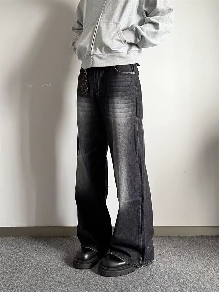 Designer × Jean × Vintage Vintage Street Wide Leg Straight Loose Jeans Size US 30 / EU 46 - 4 Thumbnail