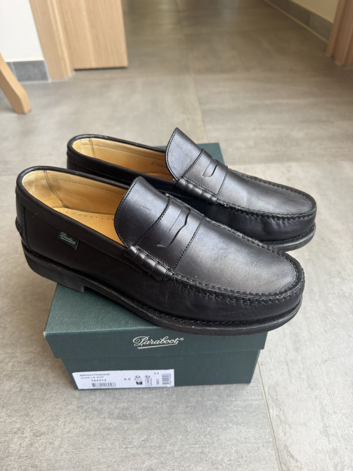 Paraboot Paraboot Brighton Air Noire - lis noir - Size 6,5 162312 Size US 7.5 / EU 40-41 - 10 Thumbnail