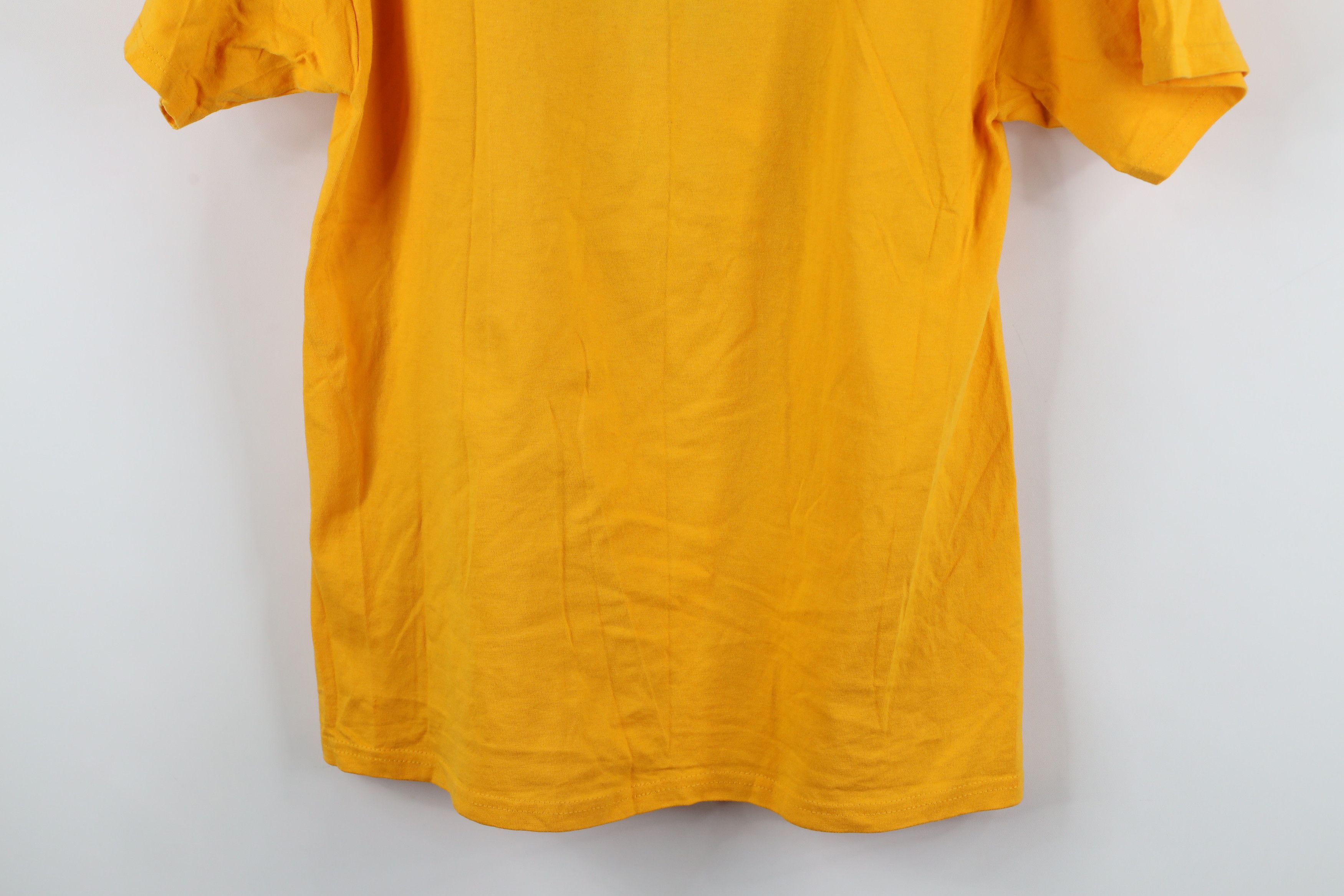 Vintage Vintage 90s Out And Crush Someone Baseball T-Shirt Yellow Size US S / EU 44-46 / 1 - 9 Thumbnail