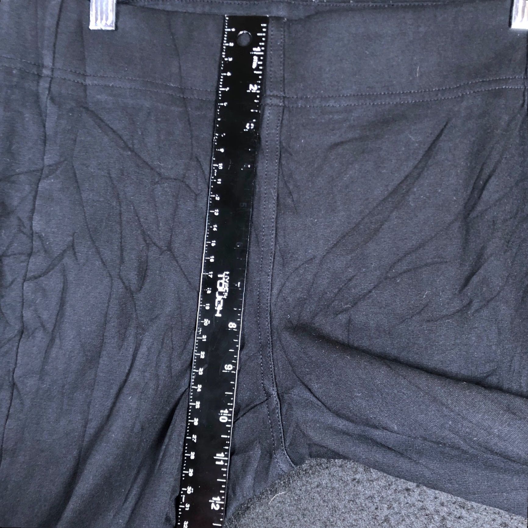 Ann Taylor VINTAGE Ann Taylor LOFT Womens Pants Black Pull On Mid Rise Ankle Stretch 30 in Inseam 25 in M Regular Size 32" / US 10 / IT 46 - 7 Thumbnail