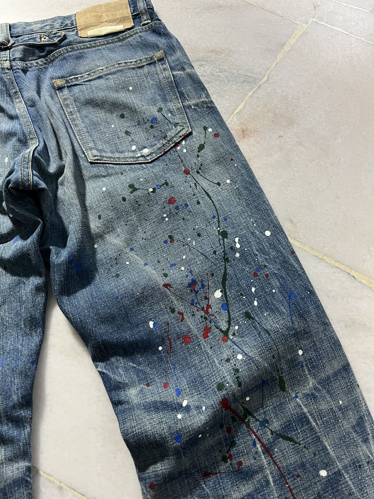 If Six Was Nine × Seditionaries × Sophnet. 💥Rare💥Vintage Sophnet. Painter Ripped Backle Back Jeans Size US 32 / EU 48 - 12 Thumbnail