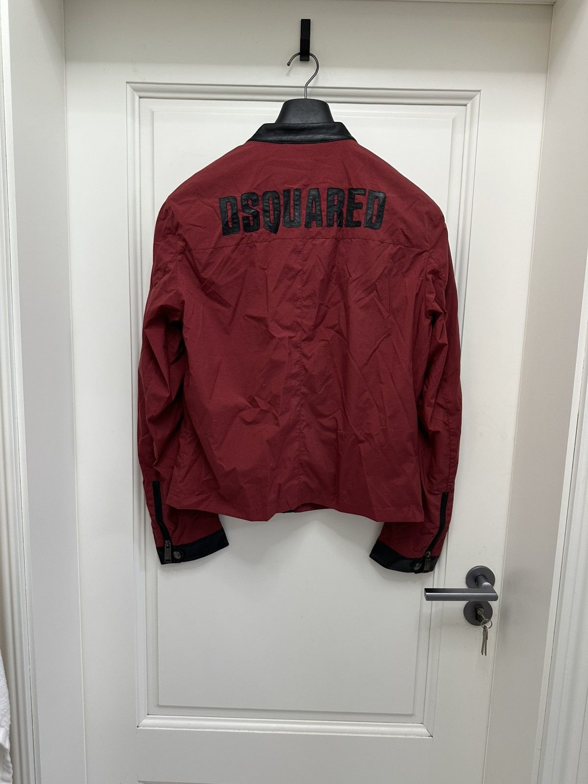 Dsquared2 dsquared2 leather bomber jacket coat Size US M / EU 48-50 / 2 - 2 Thumbnail