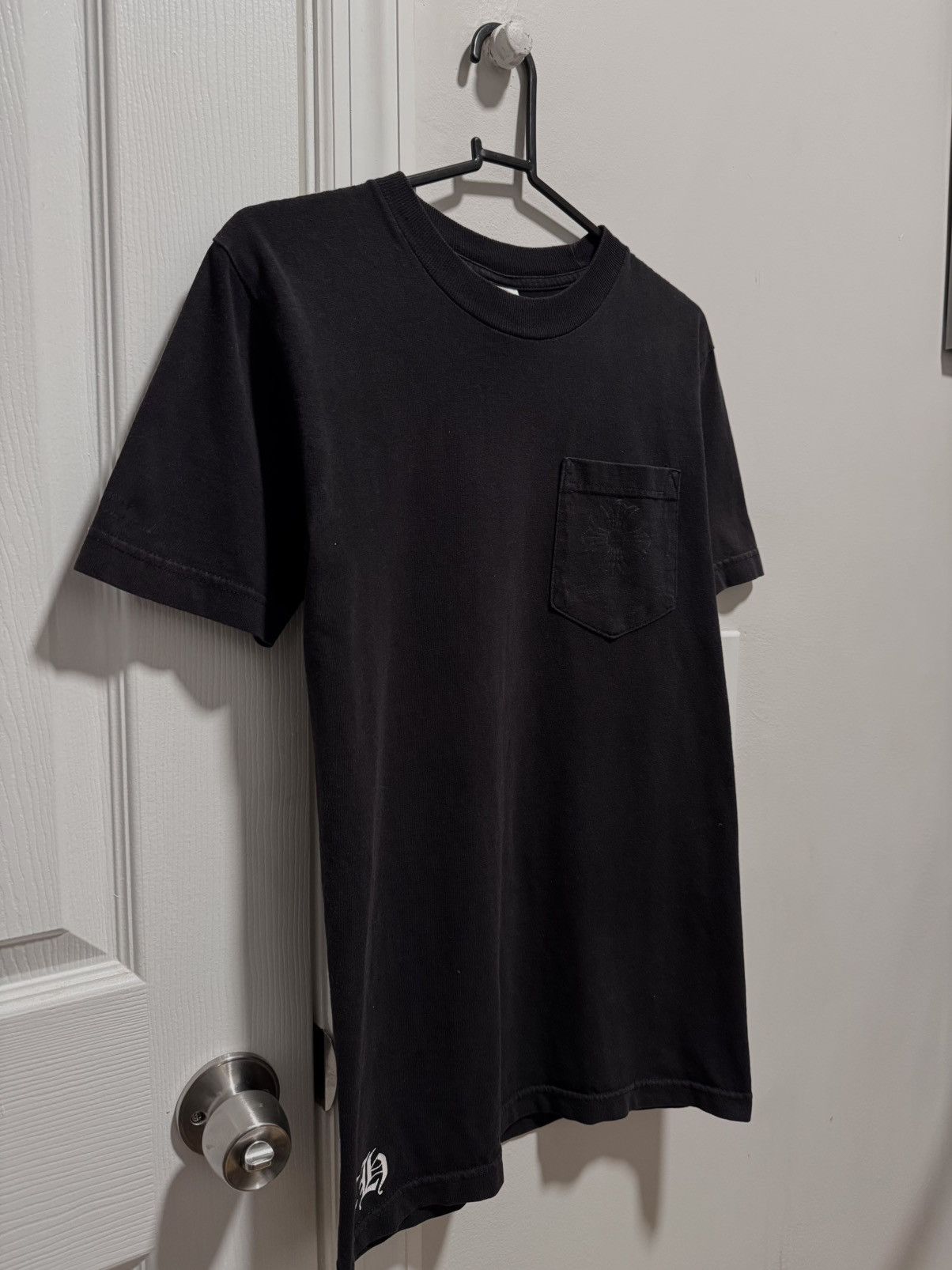 Chrome Hearts Chrome Hearts Hollywood Black Pocket Tee Size US S / EU 44-46 / 1 - 1 Thumbnail
