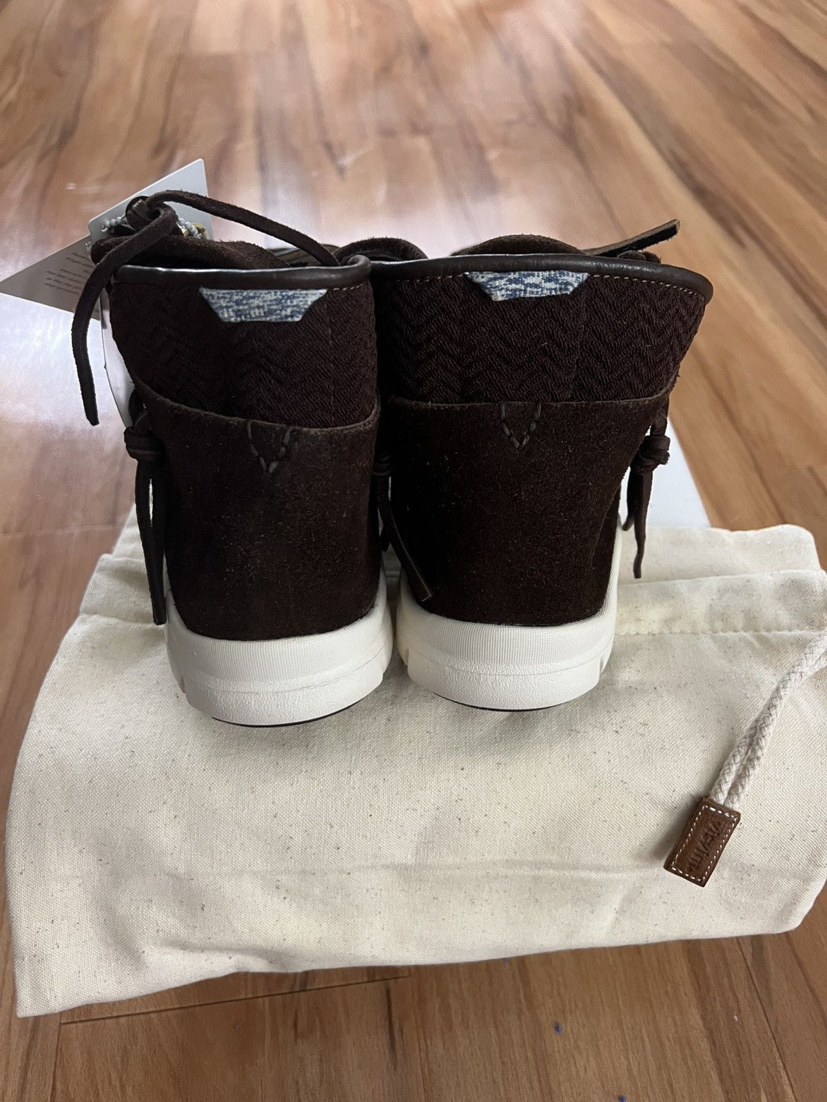 Visvim VISVIM UTE MOC TRAINER MID-FOLK DARK BROWN BROWN Size US 9 / EU 42 - 6 Thumbnail