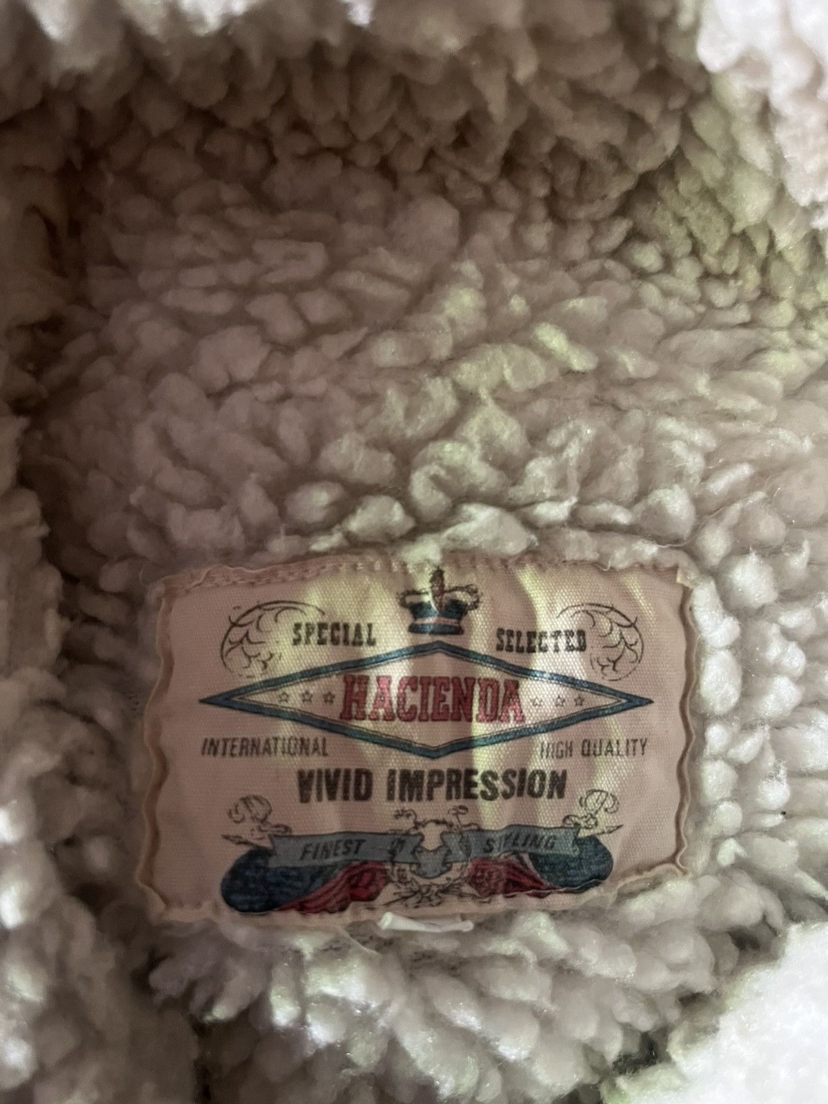 Japanese Brand Hacienda Denim Fleece Lined Warm Winter Jacket Size US L / EU 52-54 / 3 - 3 Thumbnail