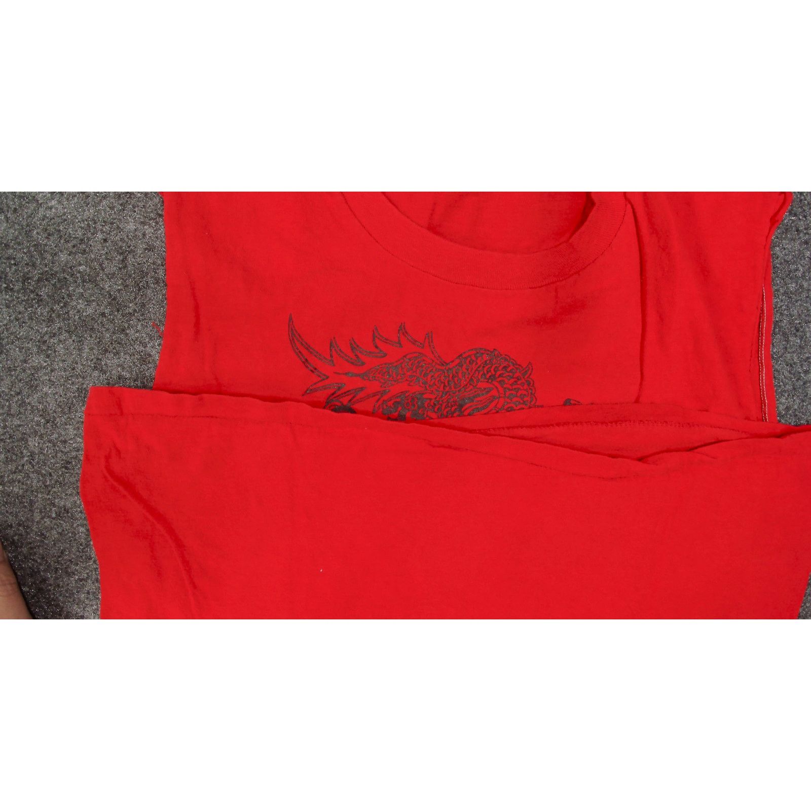 Vintage Screen Stars VTG 1979 Ed Hayes Dragon Single Stitch Cutoff Size US S / EU 44-46 / 1 - 8 Thumbnail