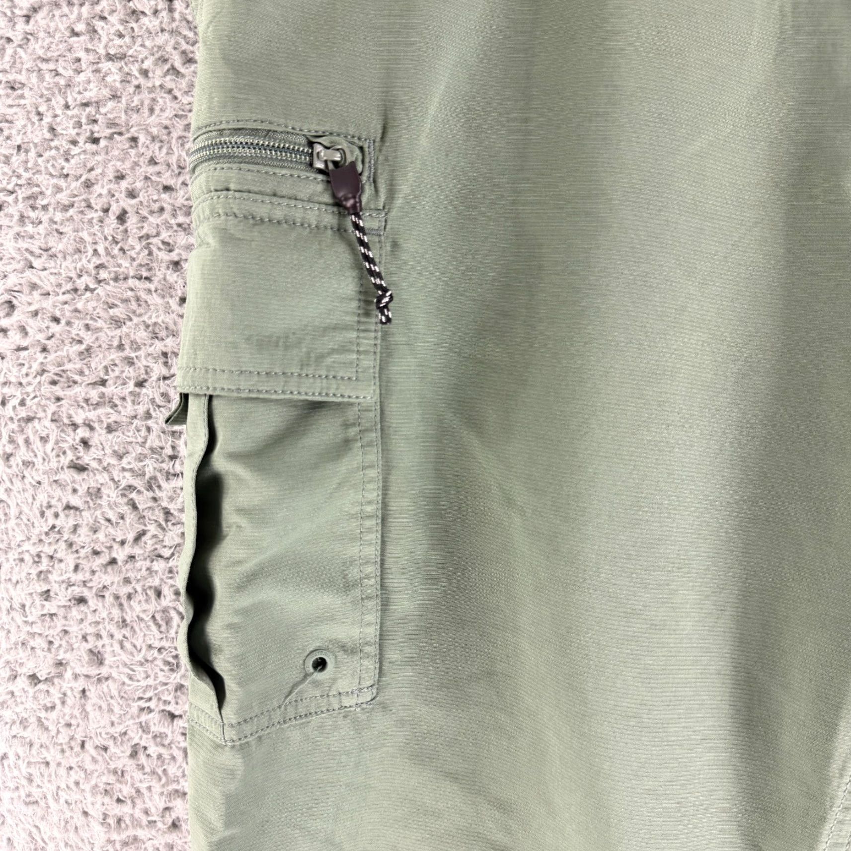 Quiksilver Quiksilver Waterman Maldives Cargo Pants Mens Size 38 Green Straight Leg Outdoor Size US 38 / EU 54 - 2 Thumbnail
